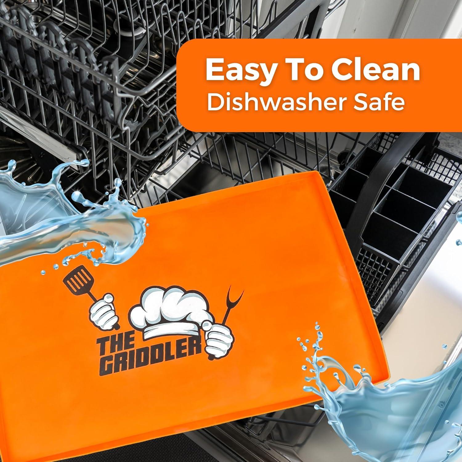 Alfombrilla de Silicona The Griddler 36" Universal Naranja