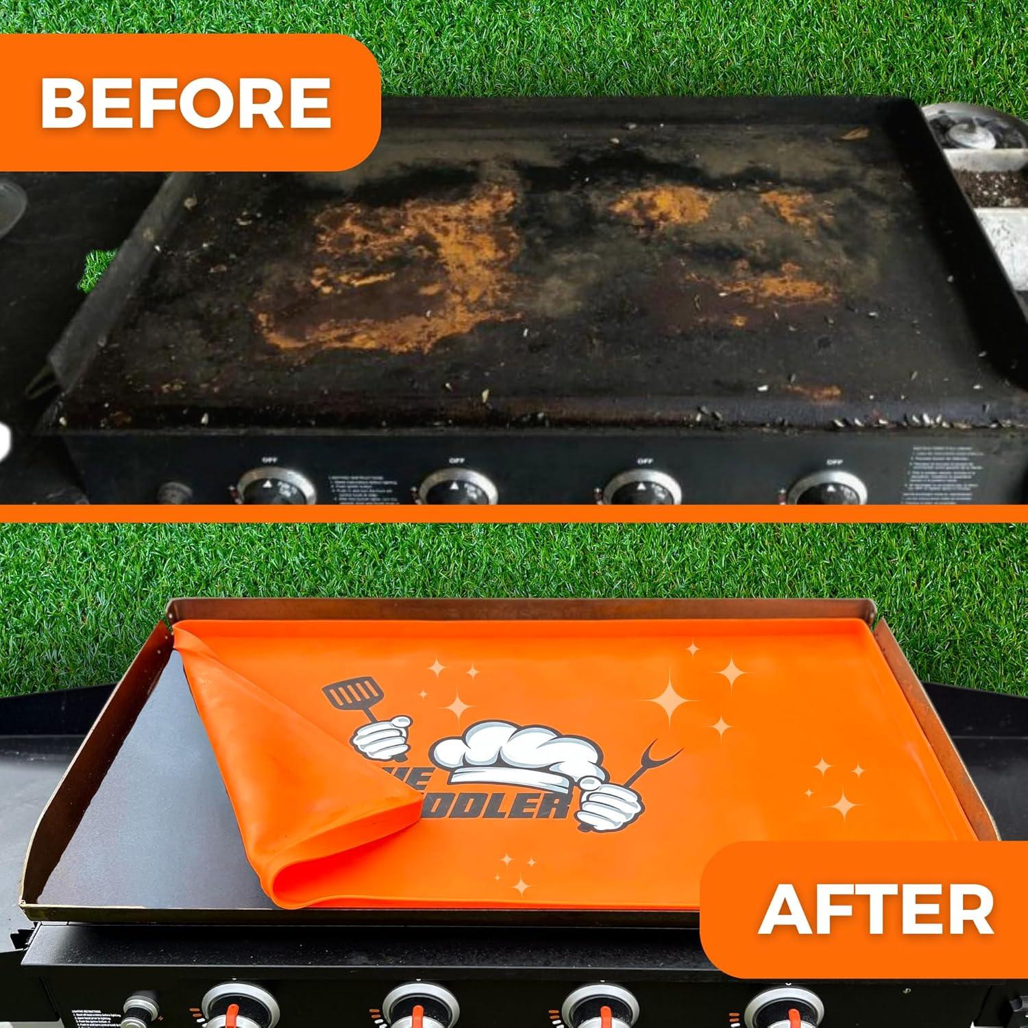 Alfombrilla de Silicona The Griddler 36" Universal Naranja