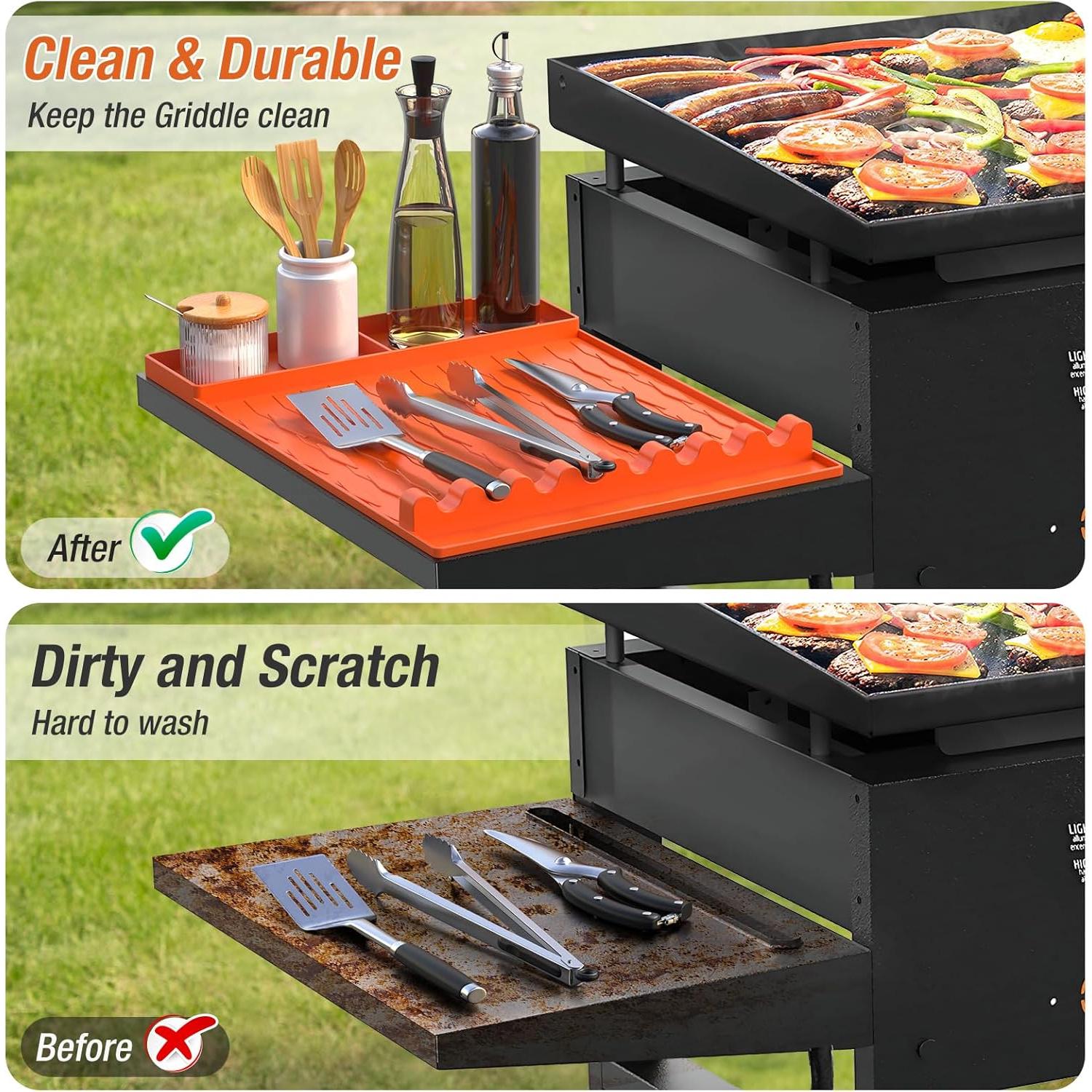 Alfombrilla de Silicona para Parrilla Blackstone 42.5x29.8cm