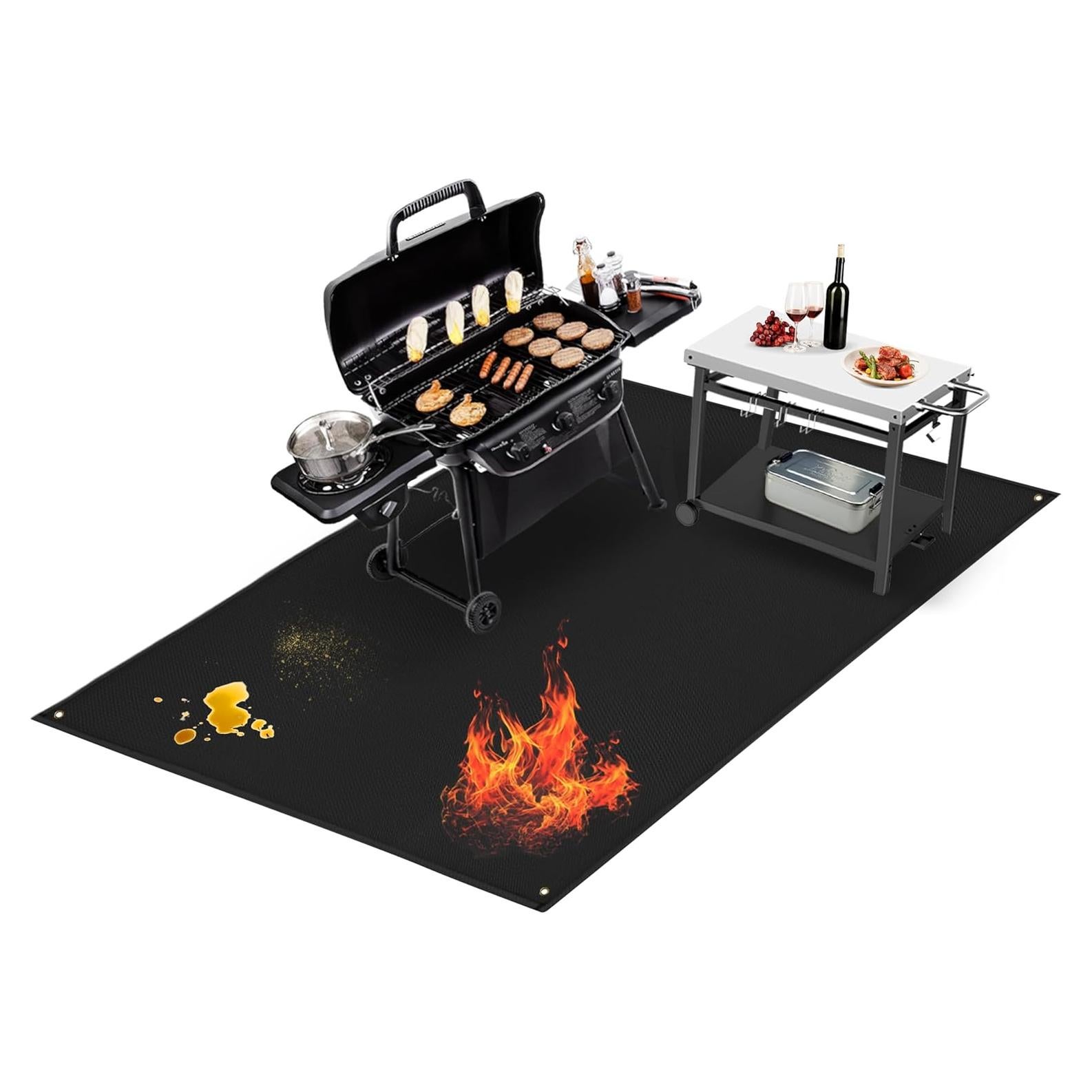Alfombrilla para Parrilla Amerbro 70 x 48 cm Resistente al Calor