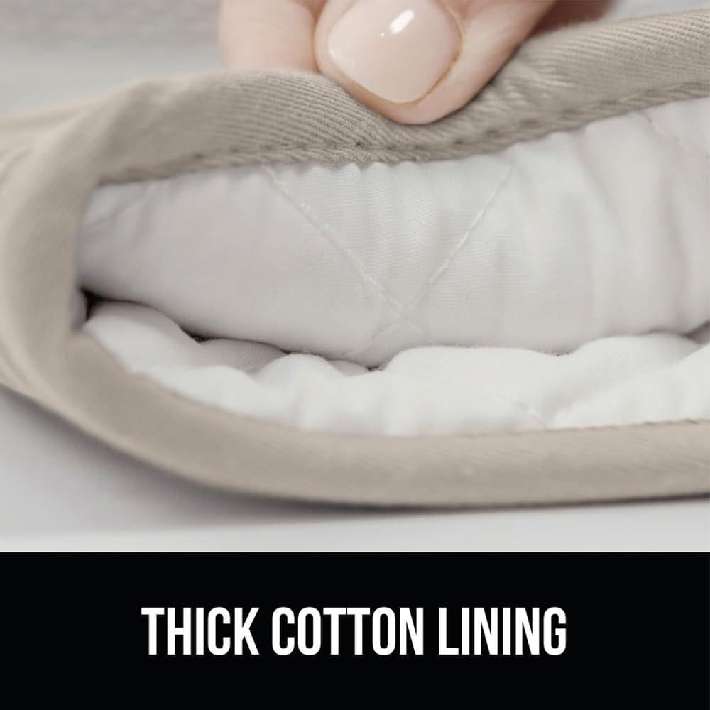 Juego de Manoplas y Trivets Gorilla Grip 4 Piezas Almendra