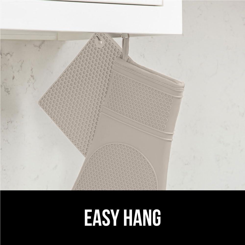 Juego de Manoplas y Trivets Gorilla Grip 4 Piezas Almendra