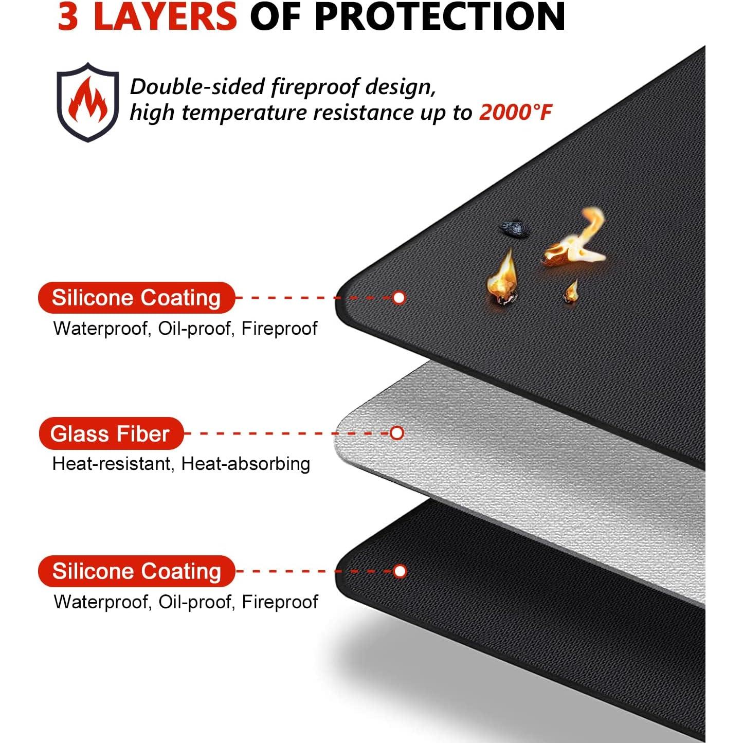 Mat de Parrilla Protebox 121,9x76,2 cm Resistente al Calor