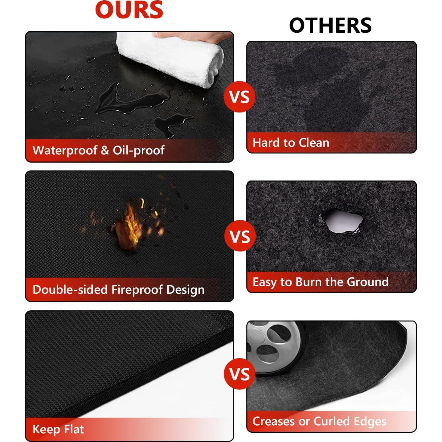 Mat de Parrilla Protebox 121,9x76,2 cm Resistente al Calor