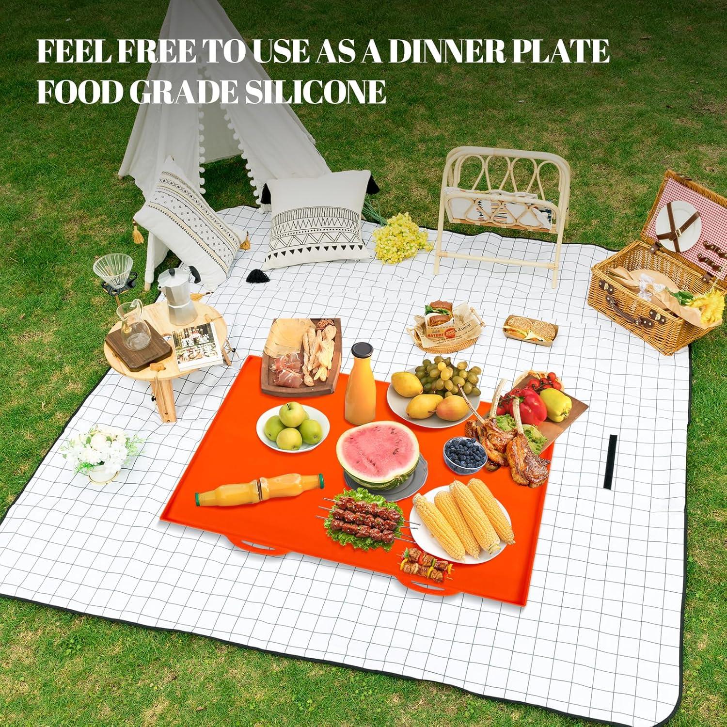 Alfombrilla de Silicona 55,88 cm Bocizufstar Naranja