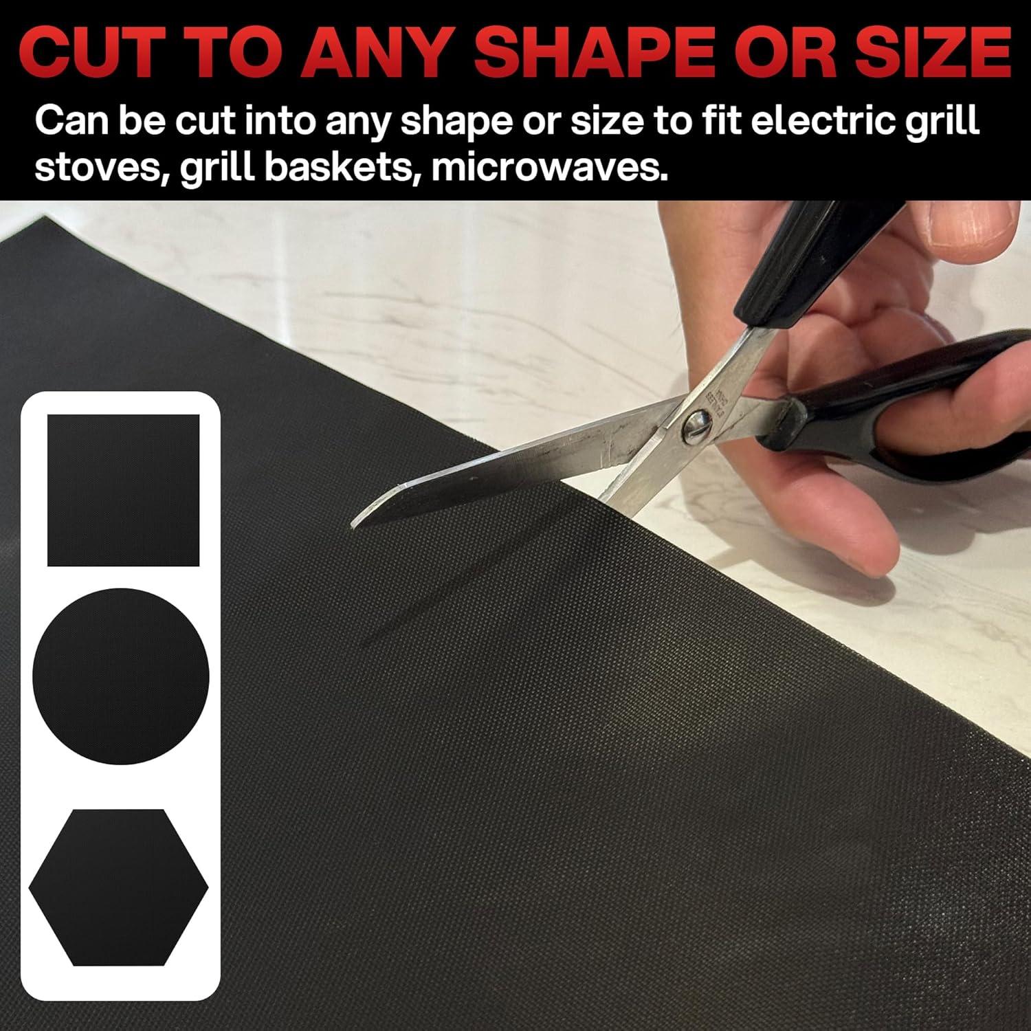 Mats para Parrilla BBQtrips 10 Pcs Antiadherentes 40x33cm