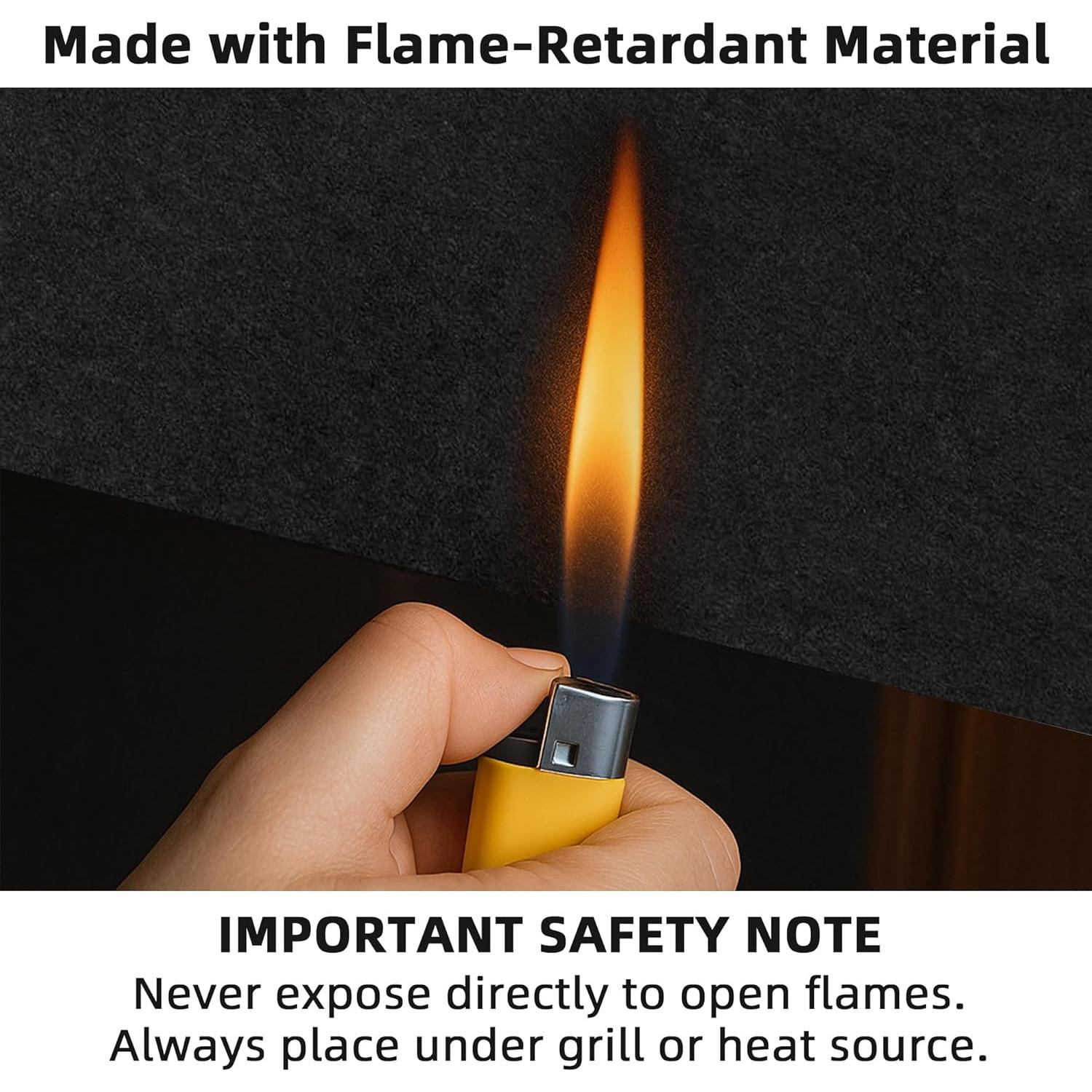 Alfombrilla para Parrilla AiBOB 36x50cm Impermeable Absorbente