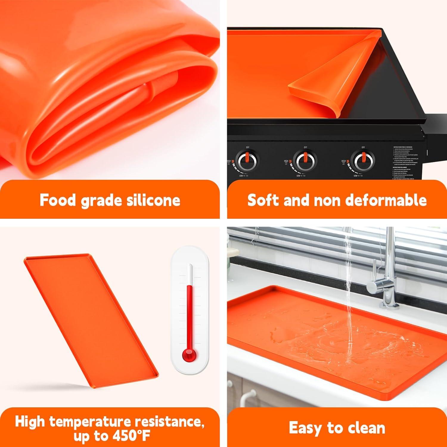 Cubierta de silicona para parrilla Blackstone 91 cm grado alimenticio