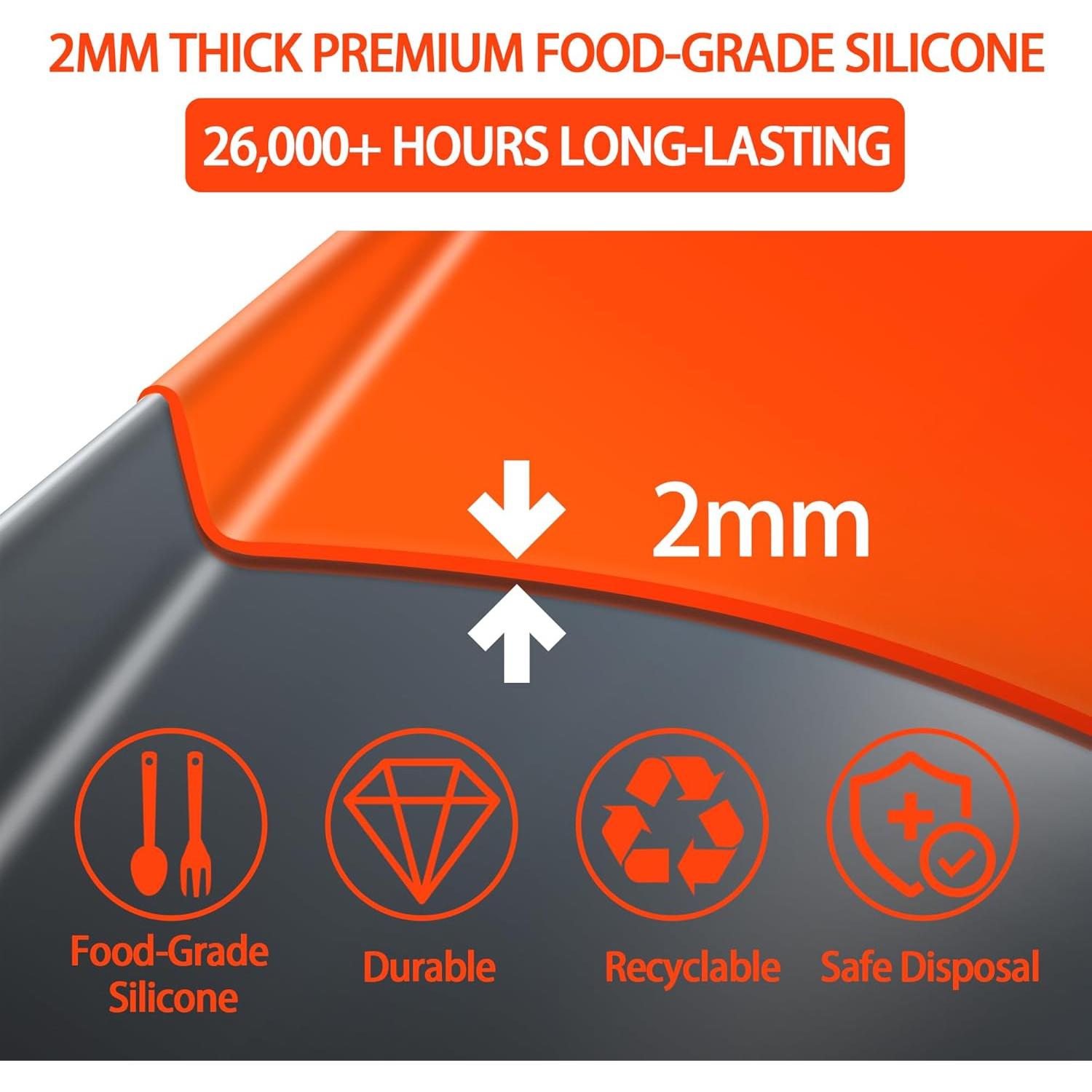 Alfombrilla de Silicona AOBHI para Plancha Blackstone 91x55 cm