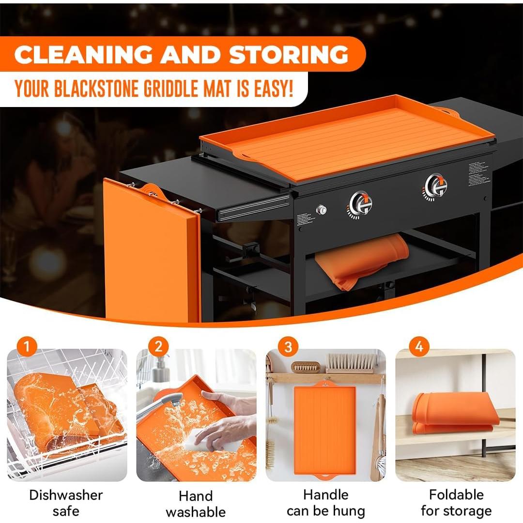 Cubierta de silicona Blackstone 43x38 cm resistente al calor