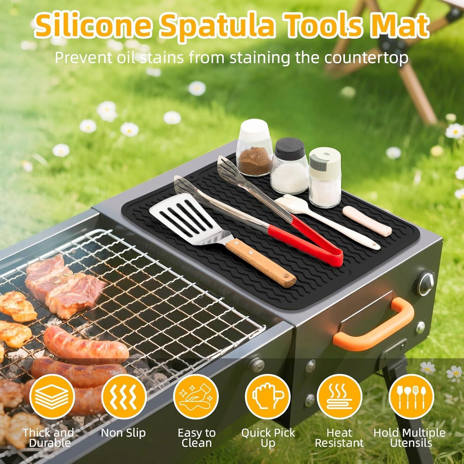 Tapete de Silicona 40x30 cm Geban para Parrilla Resistente