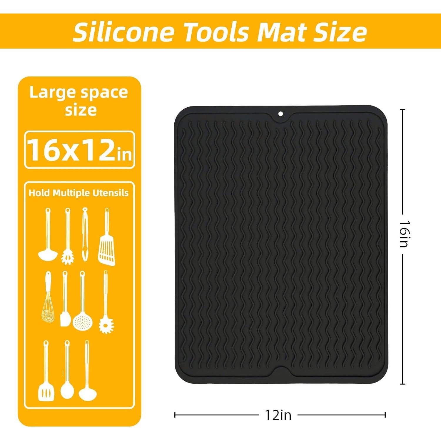 Tapete de Silicona 40x30 cm Geban para Parrilla Resistente