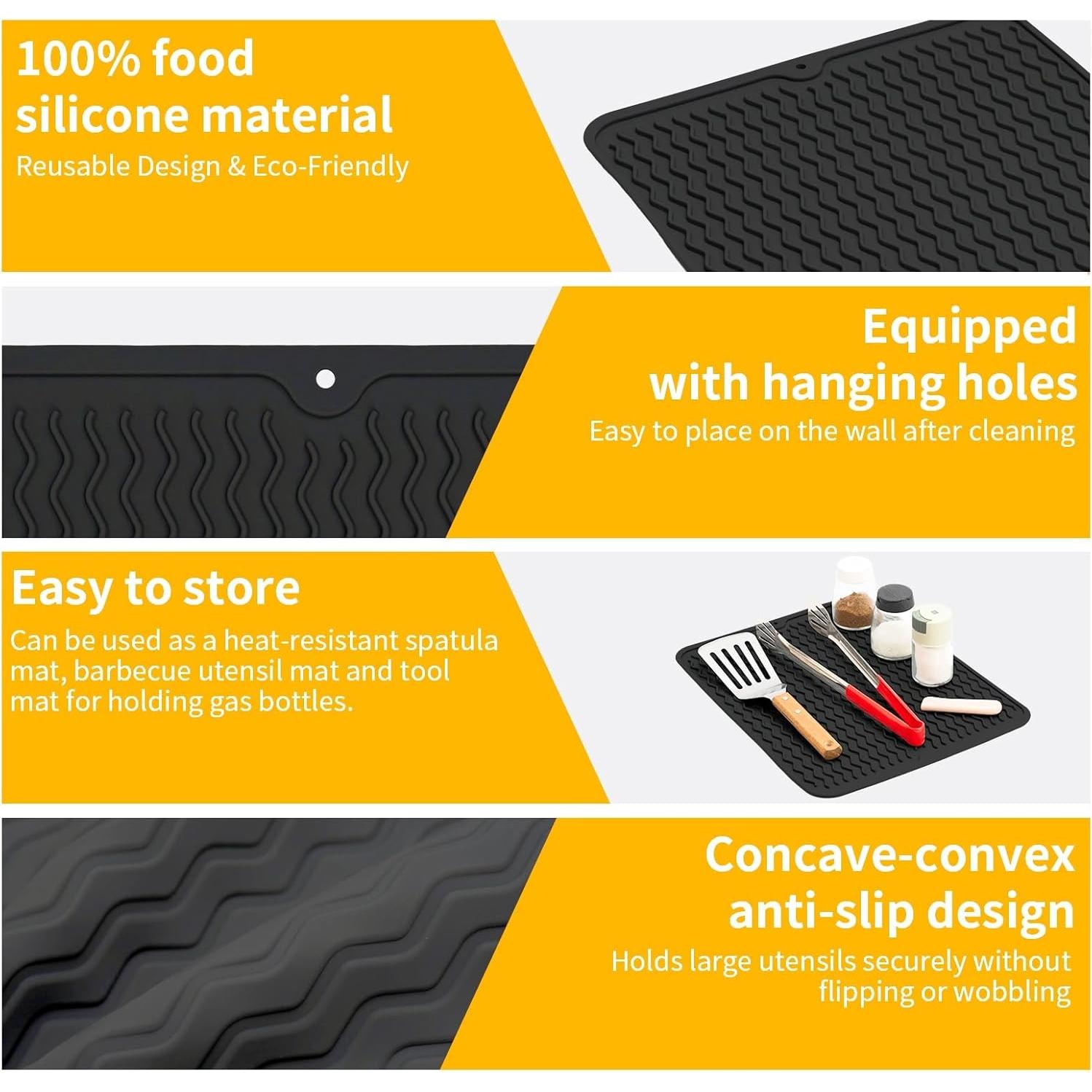 Tapete de Silicona 40x30 cm Geban para Parrilla Resistente