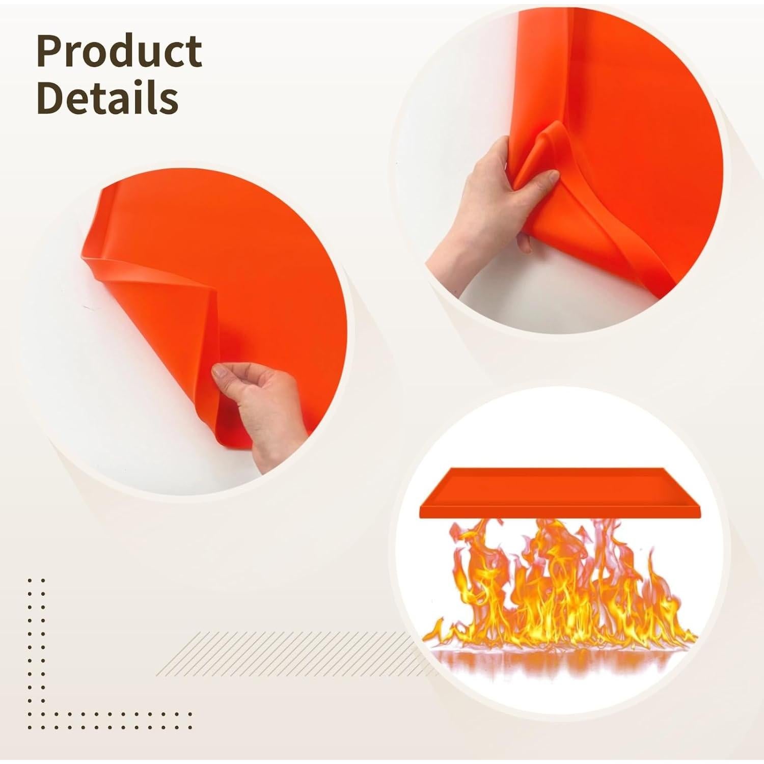 Alfombrilla de Silicona Toyosport 36" Resistente al Calor