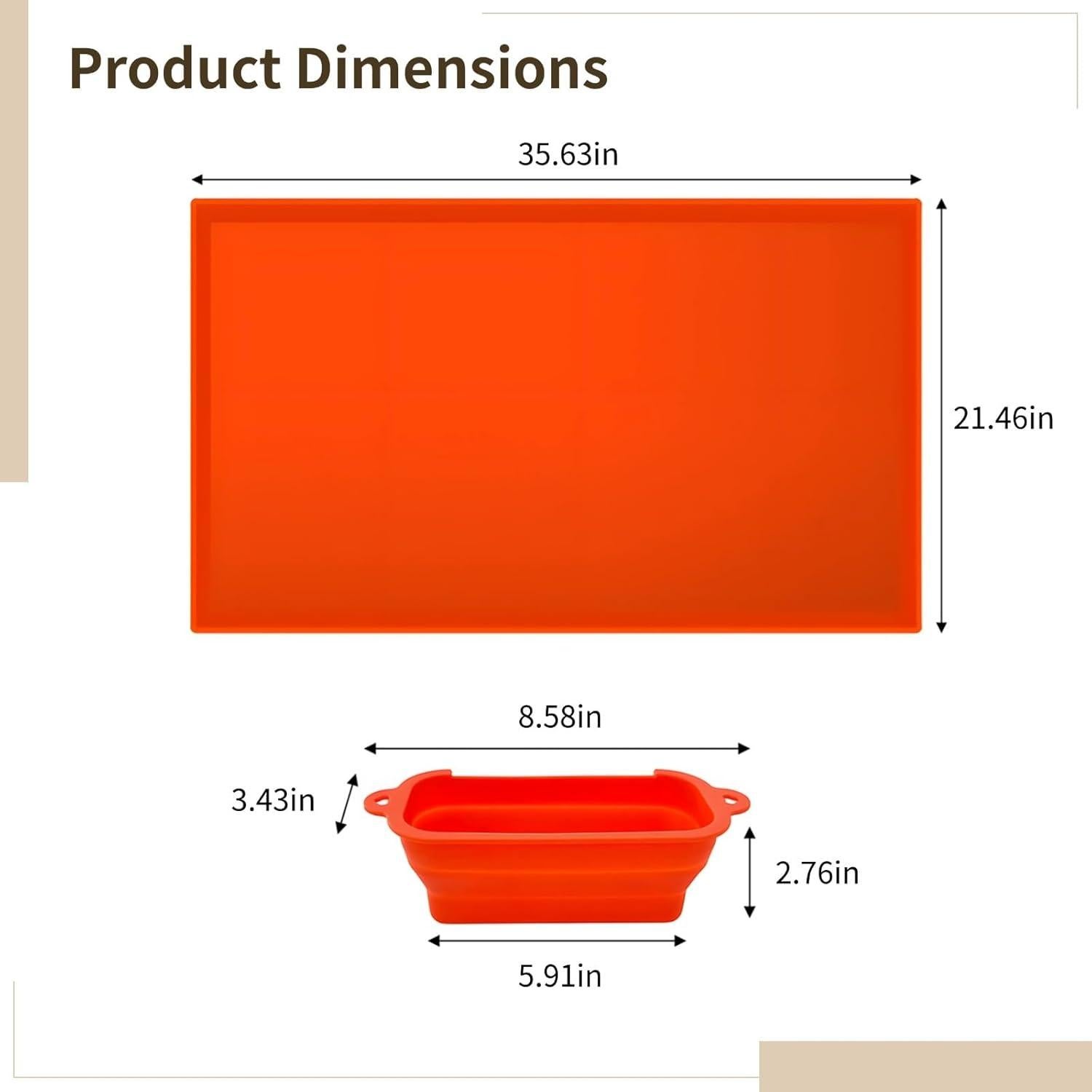 Alfombrilla de Silicona Toyosport 36" Resistente al Calor