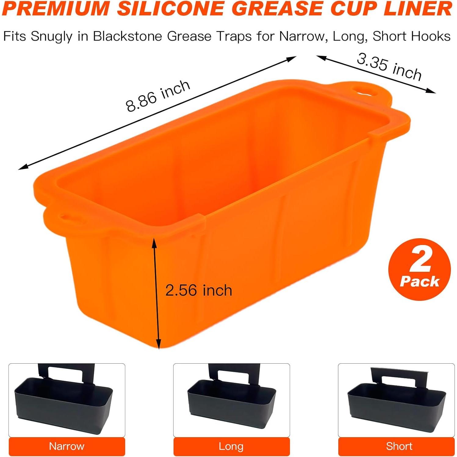 Funda de Silicona para Taza de Grasa CYFIE 2-Pack 73,3 cm