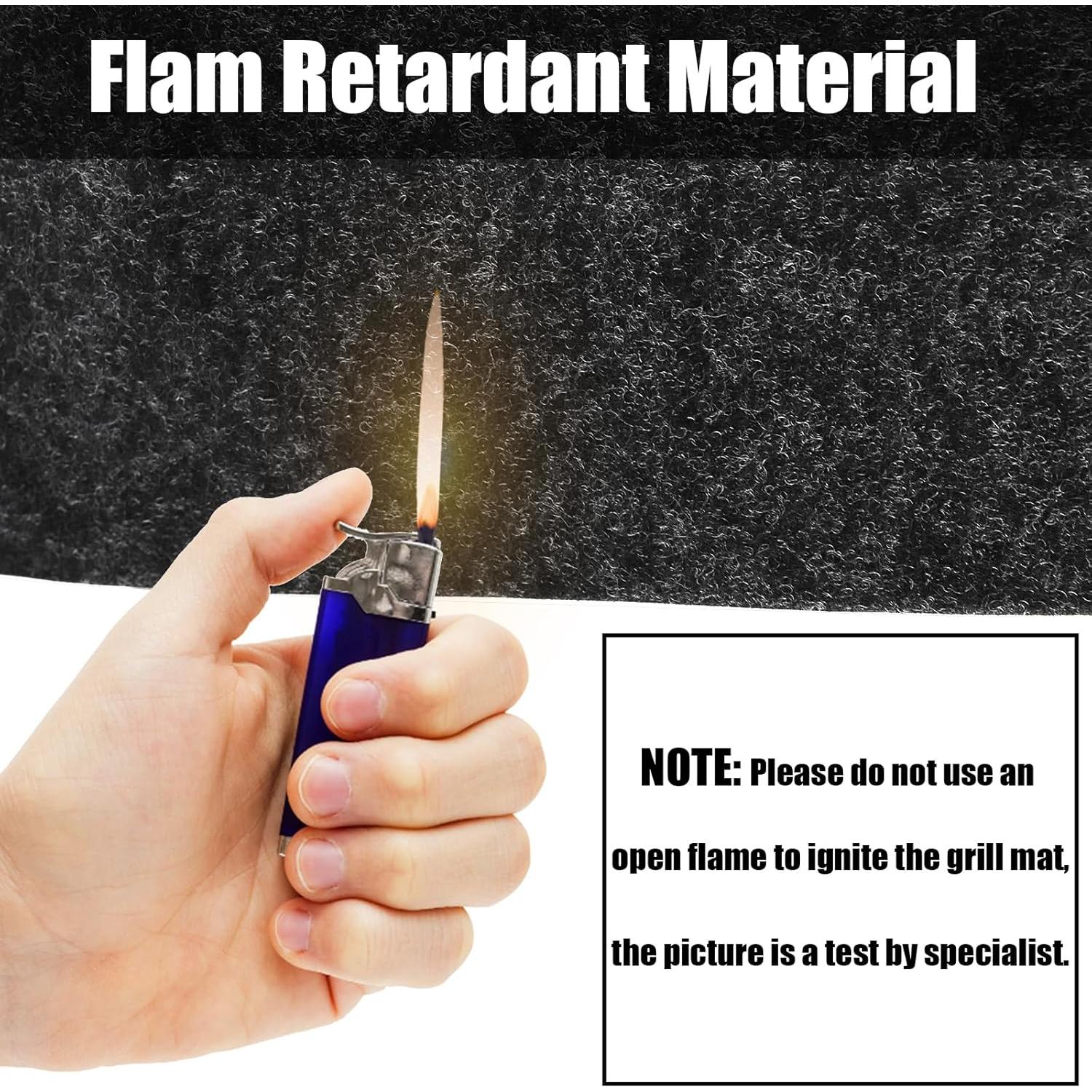 Alfombrilla Bajo Parrilla Fasmov 121x76 cm Impermeable