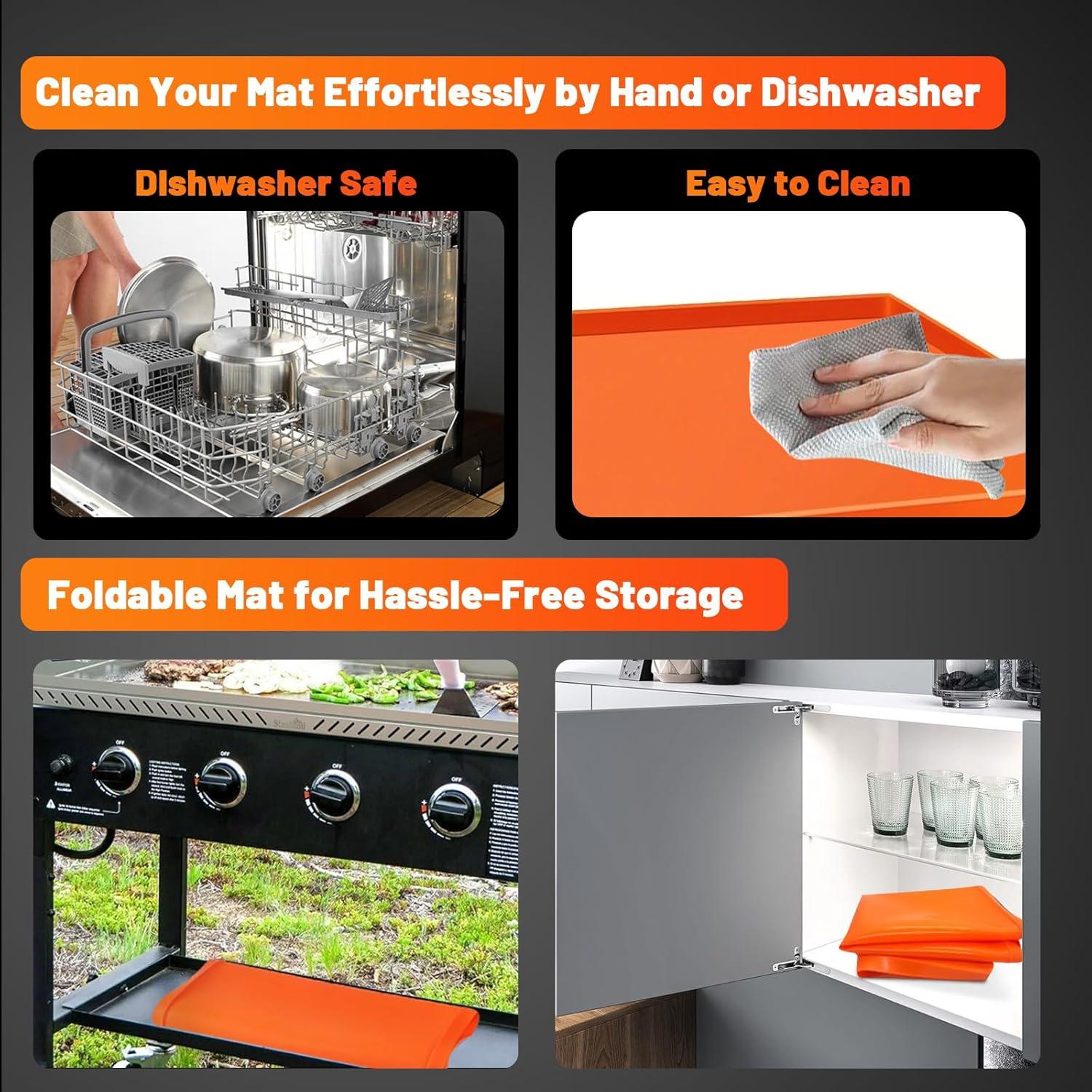 Alfombrilla de Silicona para Plancha Blackstone 55.88x40.64cm