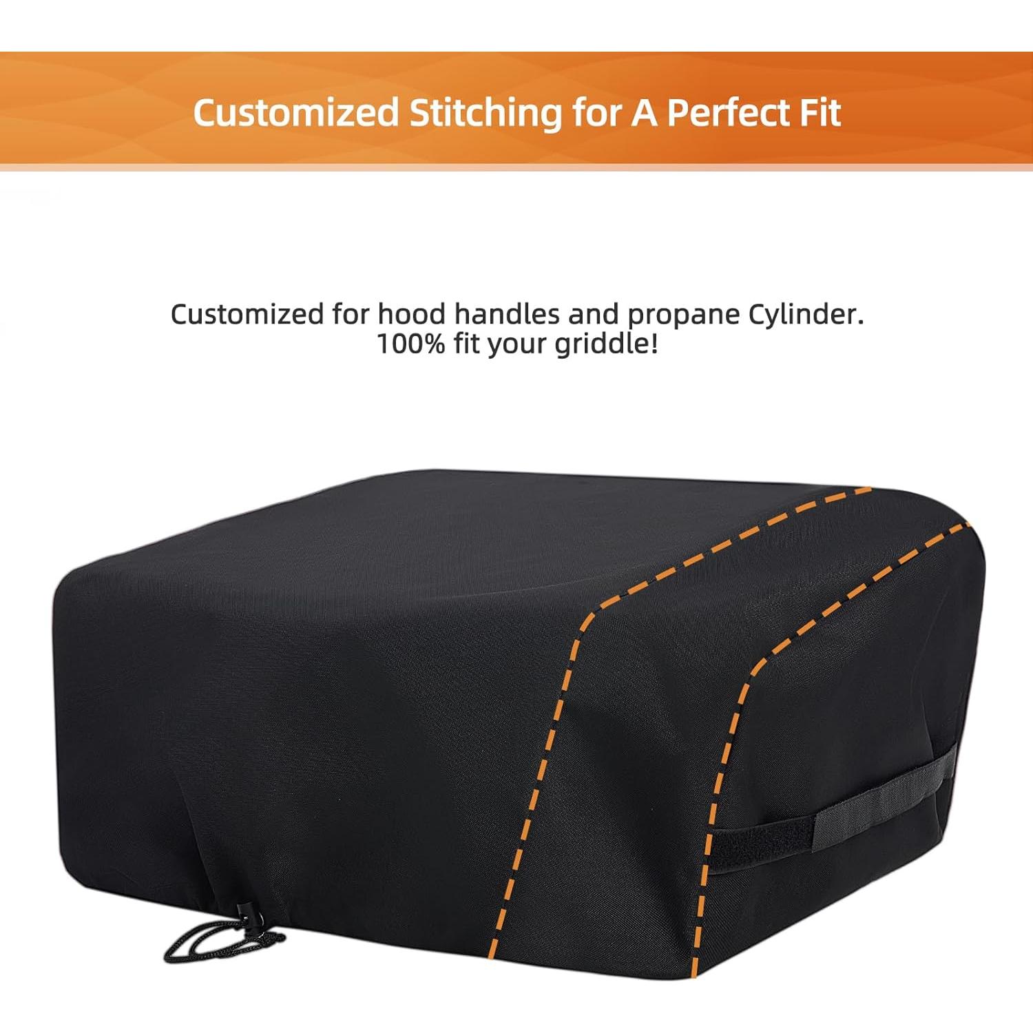 Cubierta para Parrilla NOELIFE 17" Impermeable y a Prueba de Viento
