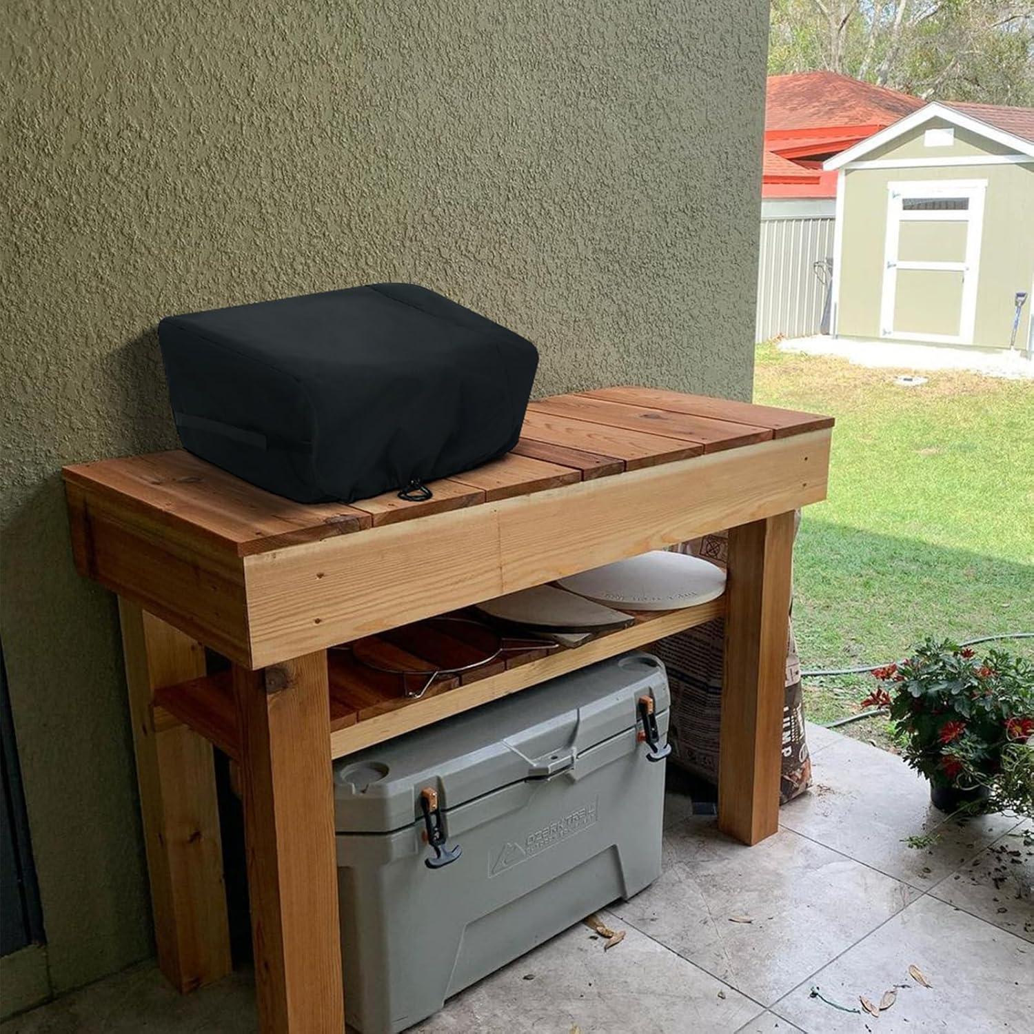 Cubierta para Parrilla NOELIFE 17" Impermeable y a Prueba de Viento