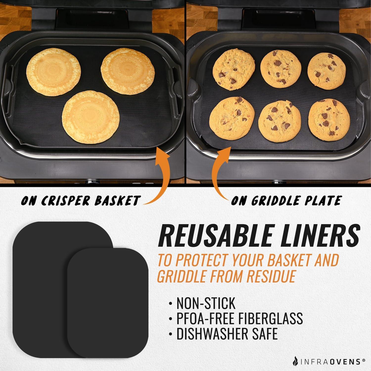 Forros Reutilizables INFRAOVENS para Ninja Foodi XL Pro IG601