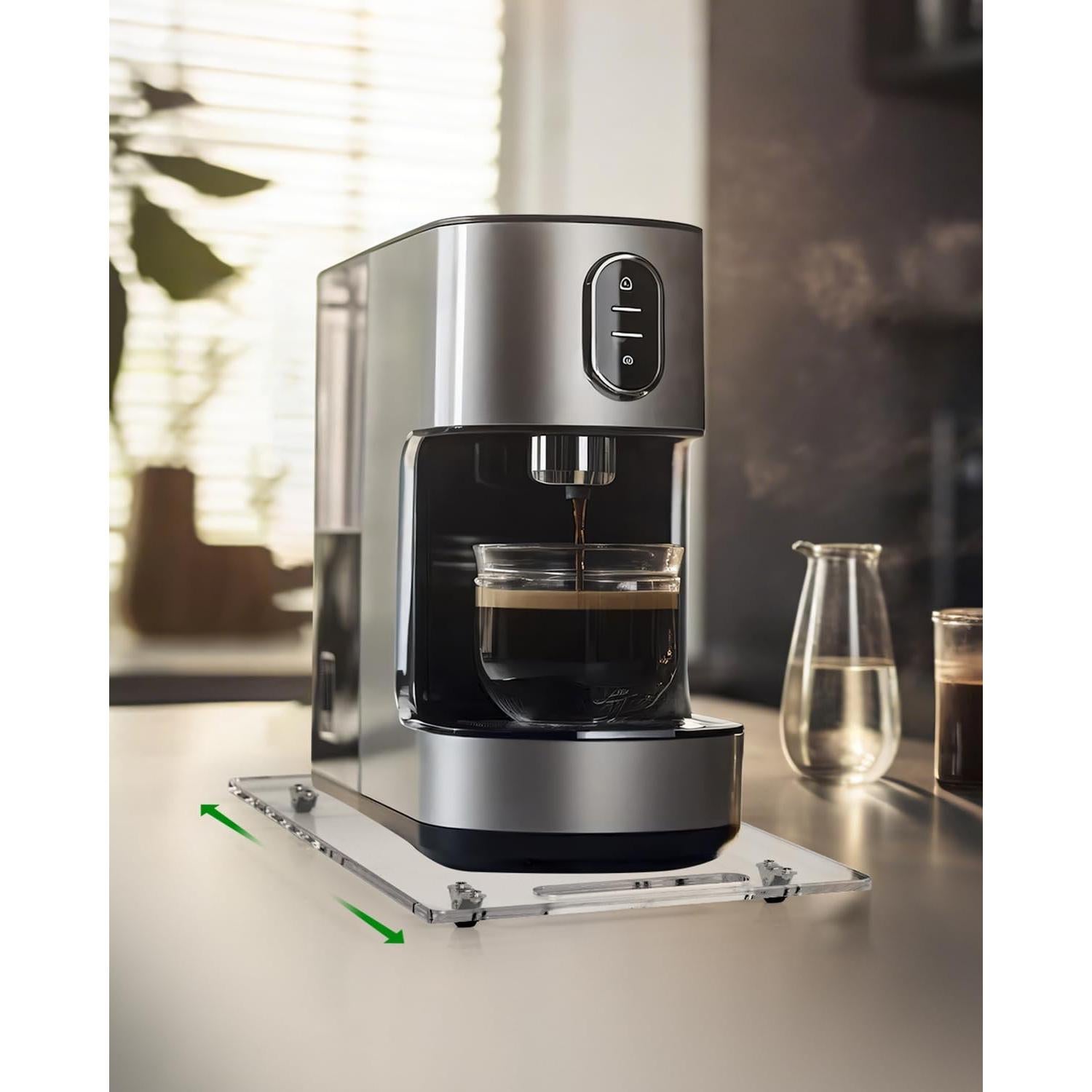 Bandeja Deslizante Acrílica HAYVAN 24,89x35,56cm con Ruedas