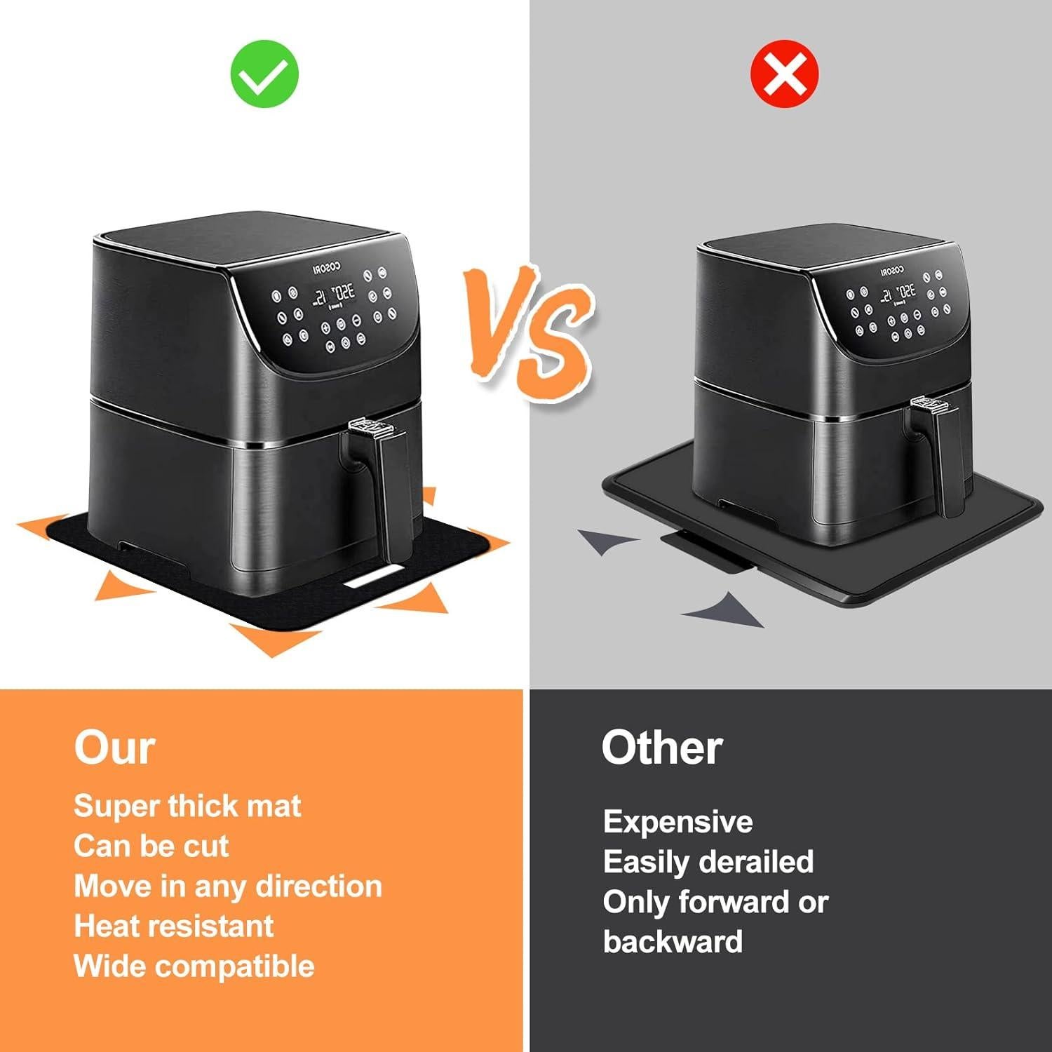 Alfombrilla Resistente al Calor SIUDANGKA 30x35.5 cm 2 Pcs