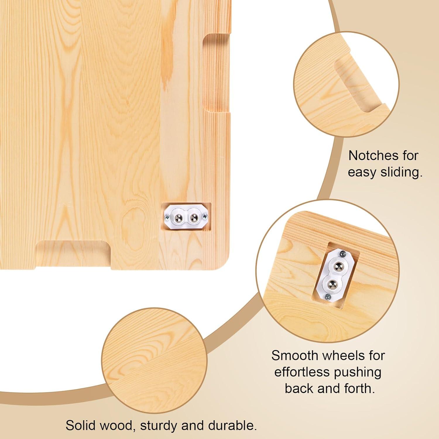 Bandeja Deslizante 360° MAERKA de Bambú 40,64 x 33,02 cm