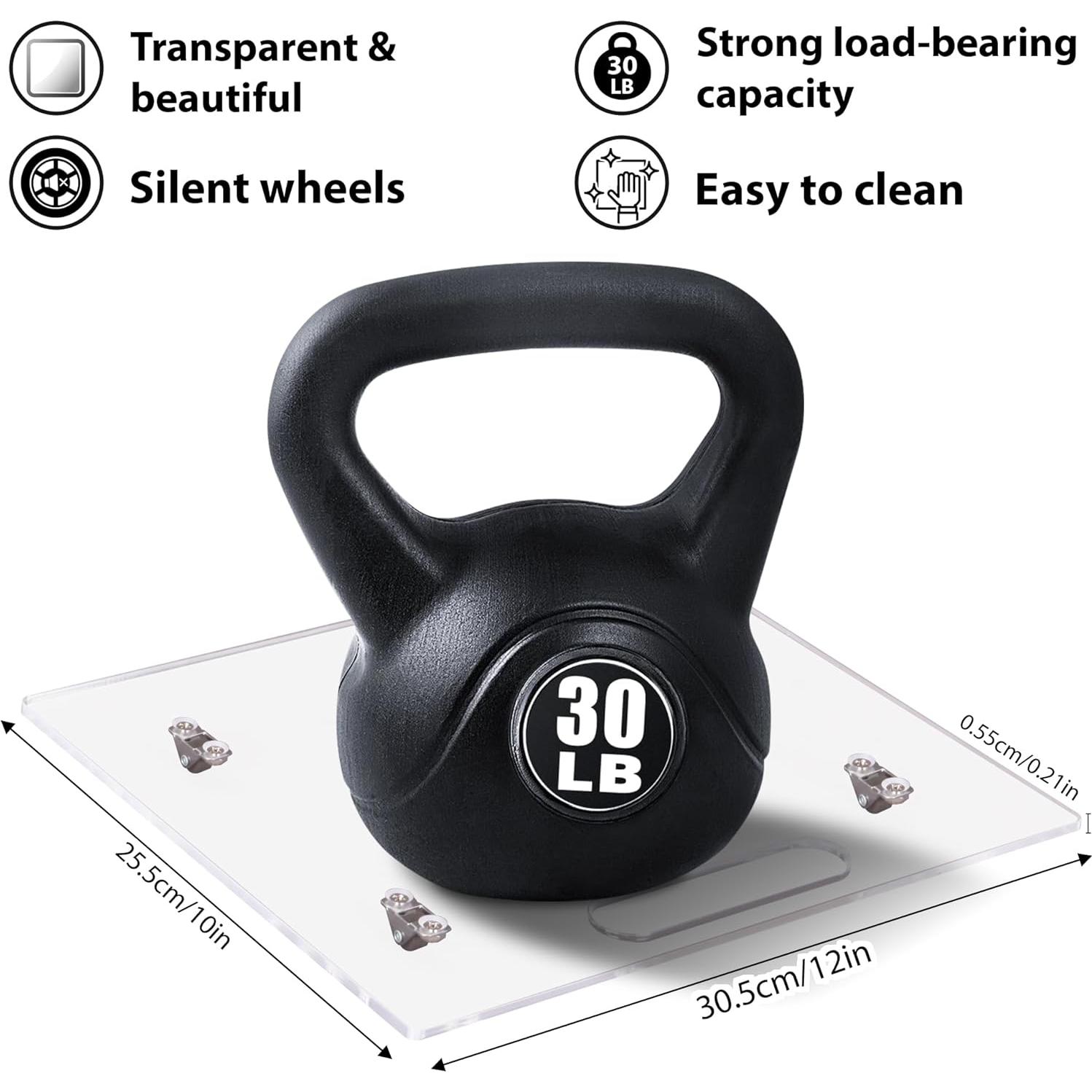 Bandeja deslizante para cafetera Mostshells 30x25 cm incoloro