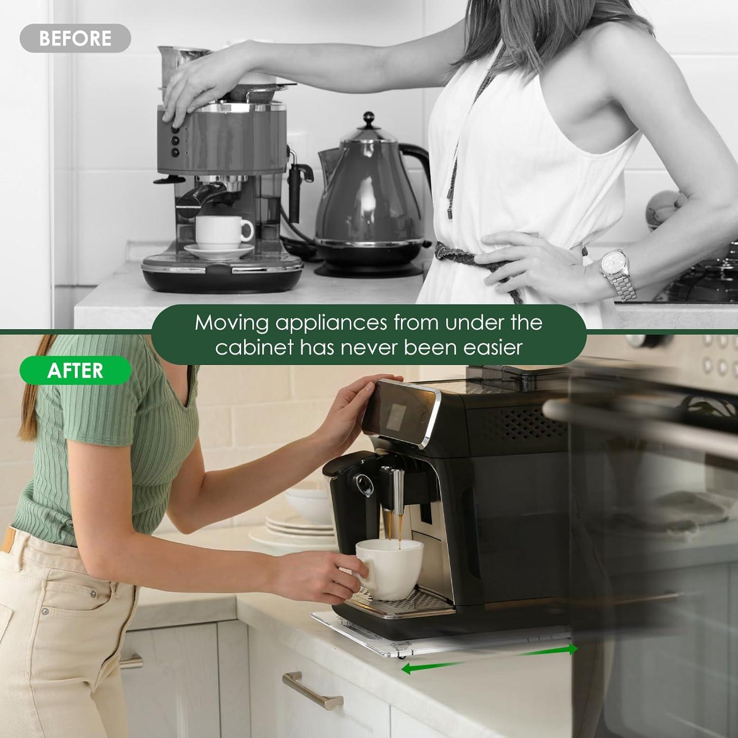 Deslizadores de cocina BEZONO para electrodomésticos 14x13 cm