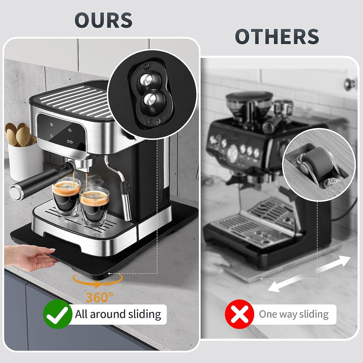Bandeja deslizante de bambú Hervimo 360° para electrodomésticos
