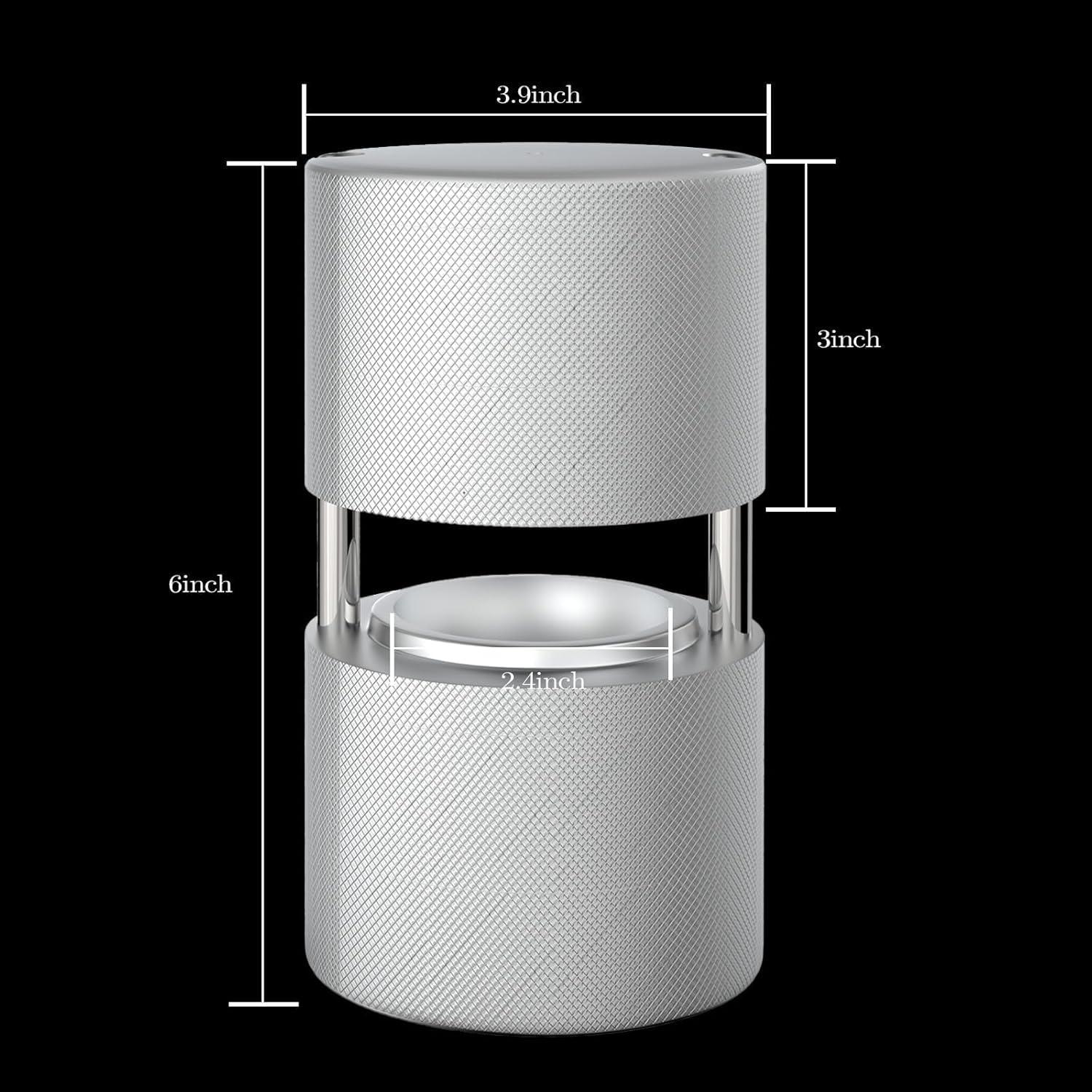 Fabricador de Bolas de Hielo ciAmore 6.1 cm Aluminio Plateado