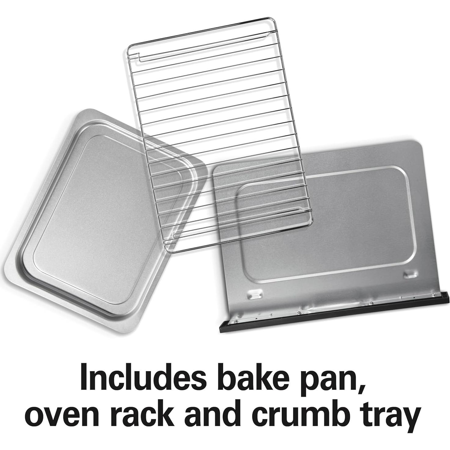 Horno Tostador 2-en-1 Hamilton Beach Acero Inoxidable 16.5L