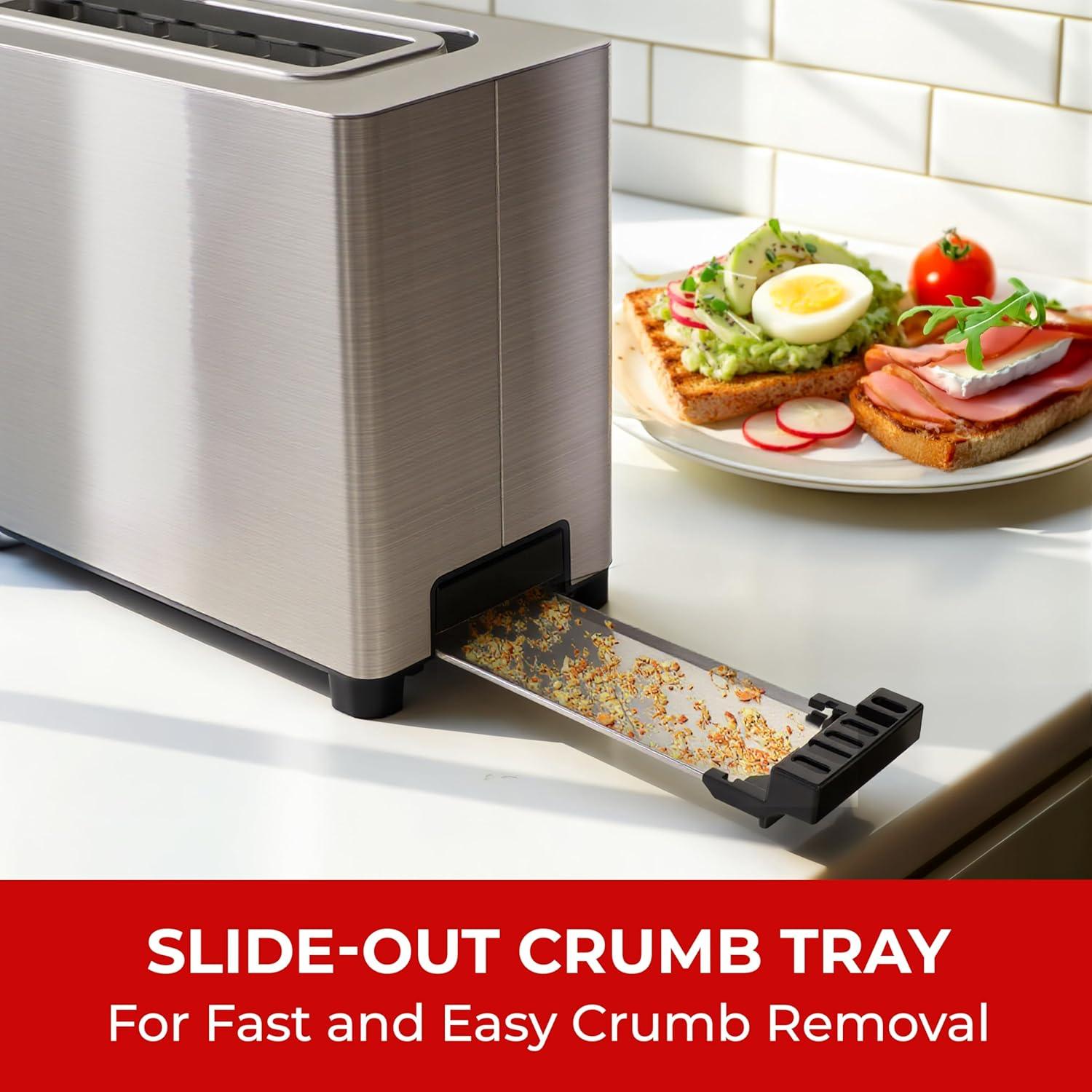 Tostadora Mueller UltraToast Acero Inoxidable 2 Rebanadas