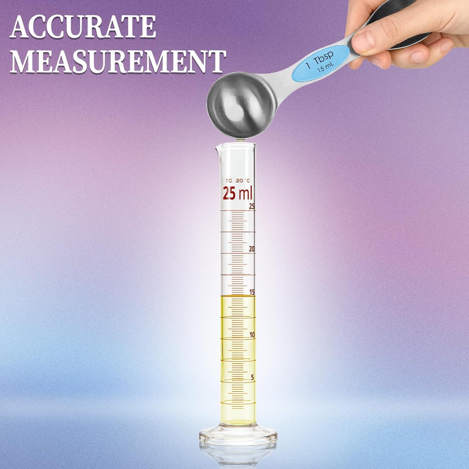 Juego de Cucharas Medidoras Magnéticas Rongyman 8 Piezas
