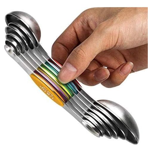 Juego de Cucharas Medidoras Magnéticas Forkmannie 6 Piezas