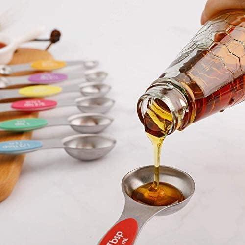 Juego de Cucharas Medidoras Magnéticas Forkmannie 6 Piezas