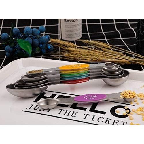 Juego de Cucharas Medidoras Magnéticas Forkmannie 6 Piezas