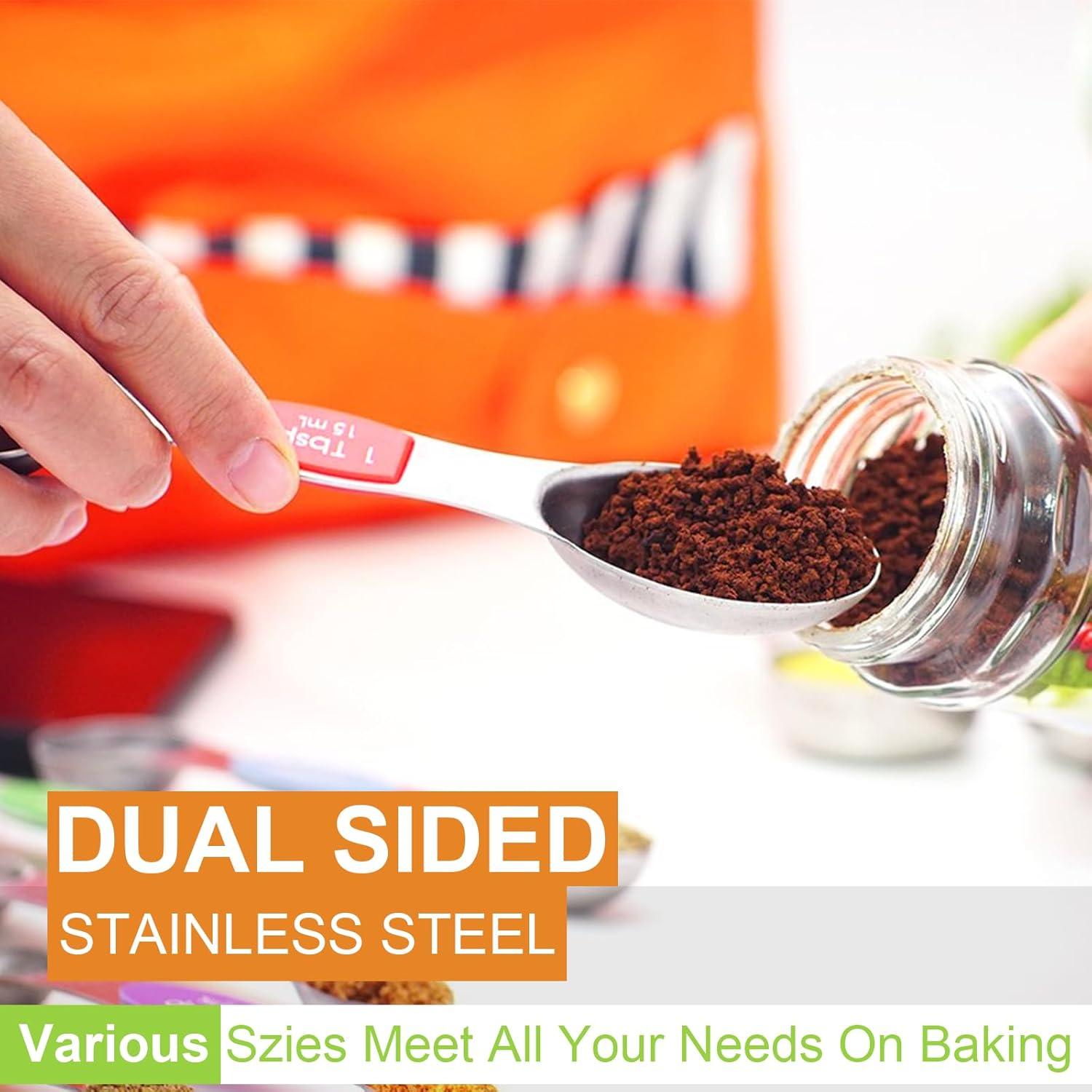 Juego de cucharas medidoras 14 piezas Wildone acero inoxidable