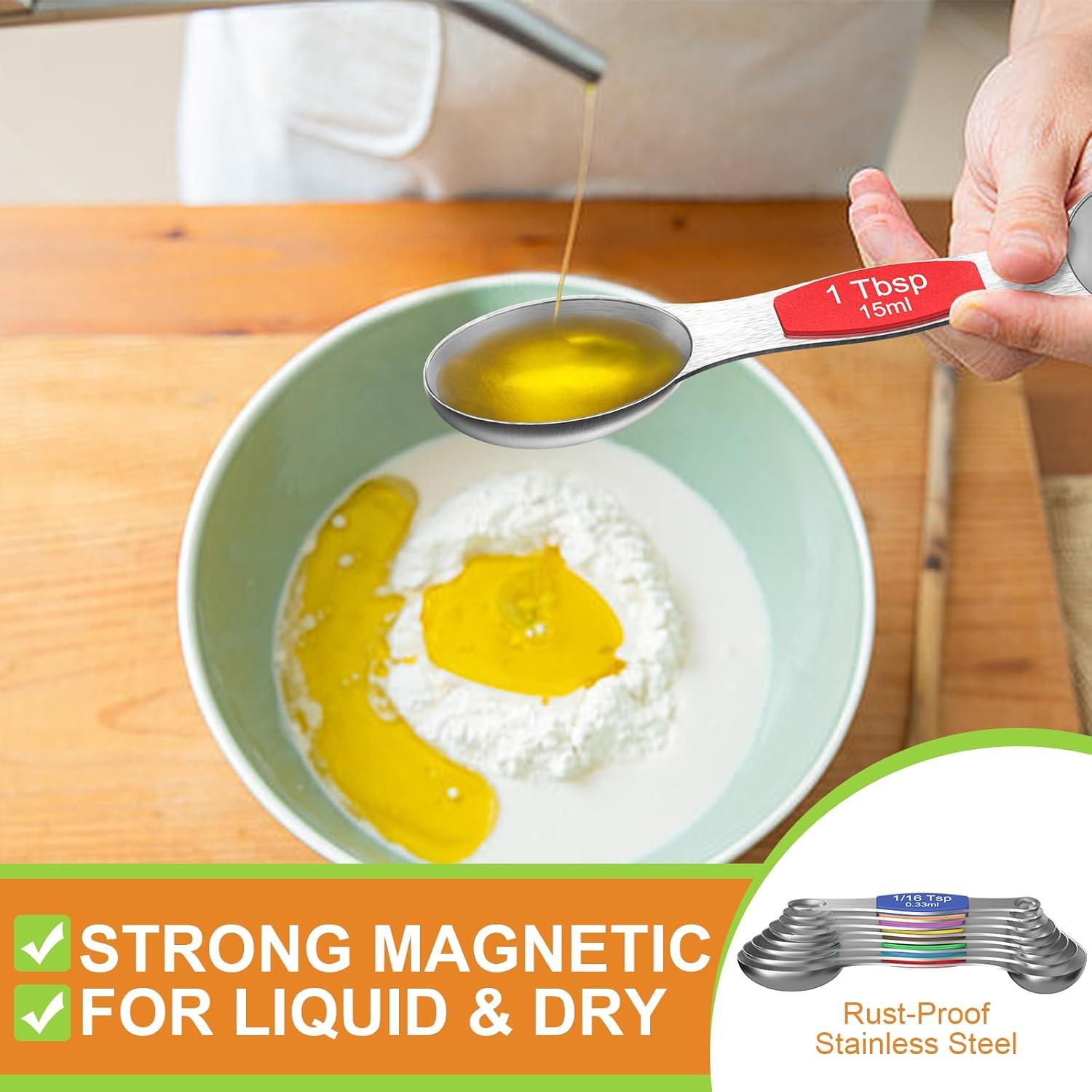 Juego de cucharas medidoras 14 piezas Wildone acero inoxidable