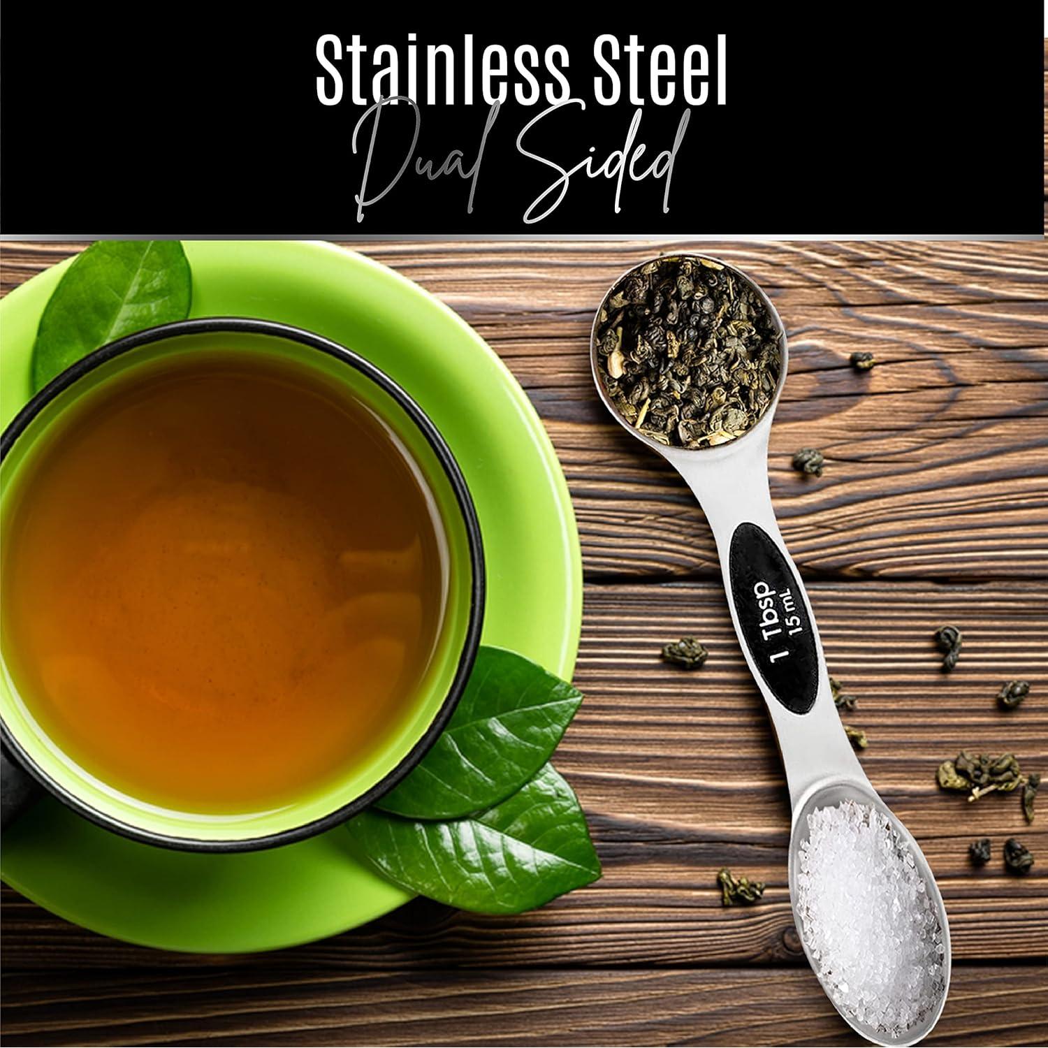 Juego de Cucharas Medidoras Nextop Acero Inoxidable 9 Piezas