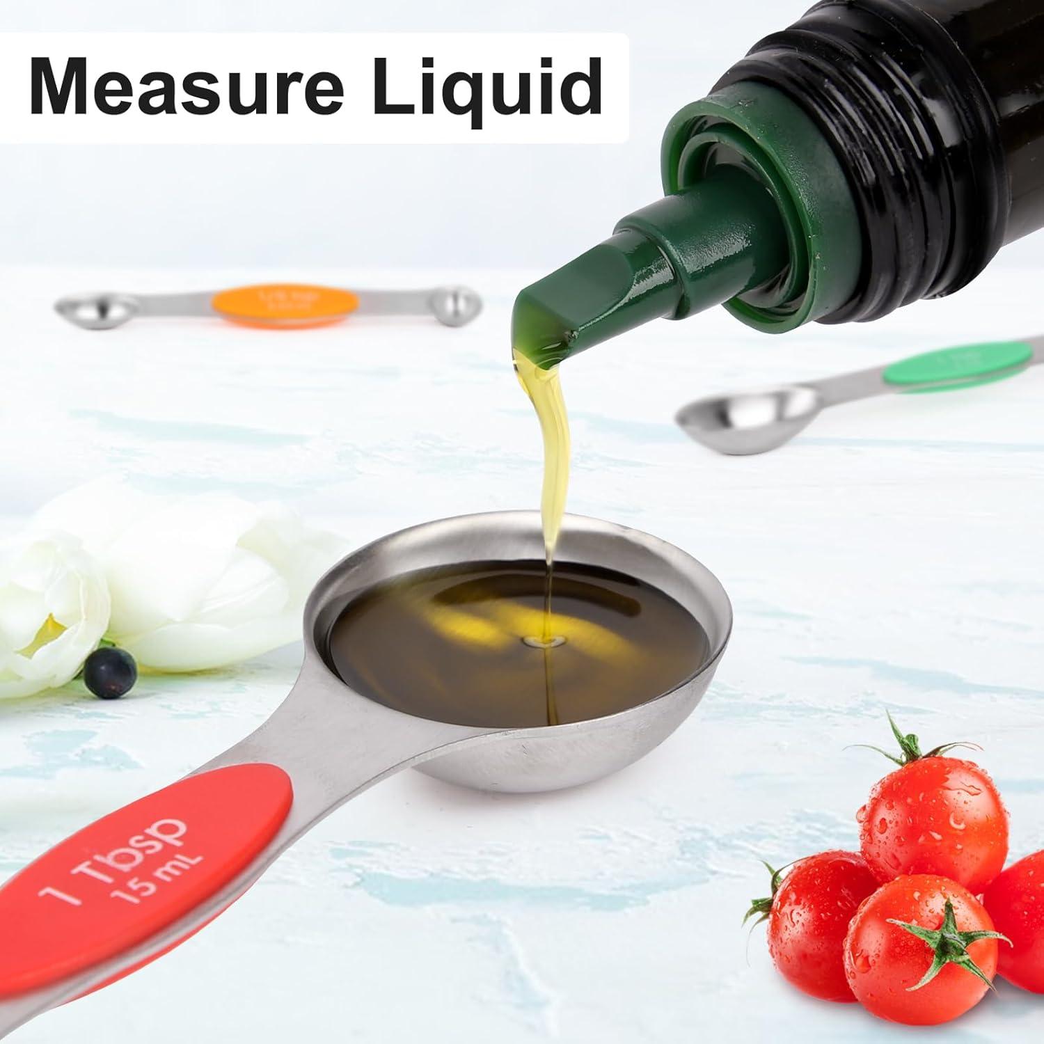 Juego de Cucharas Medidoras Magnéticas Qi Boo - 7 Piezas