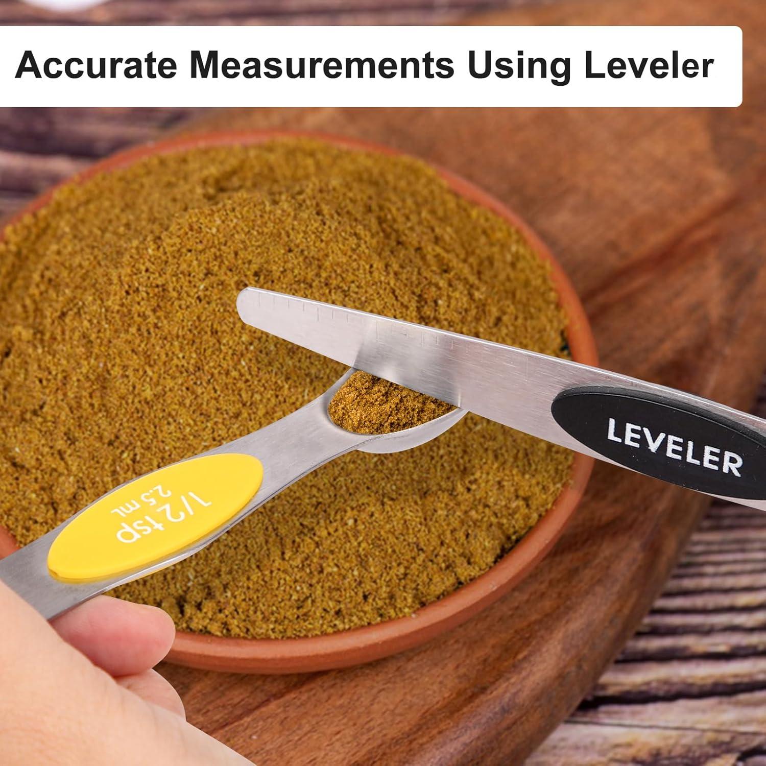 Juego de Cucharas Medidoras Magnéticas Qi Boo - 7 Piezas