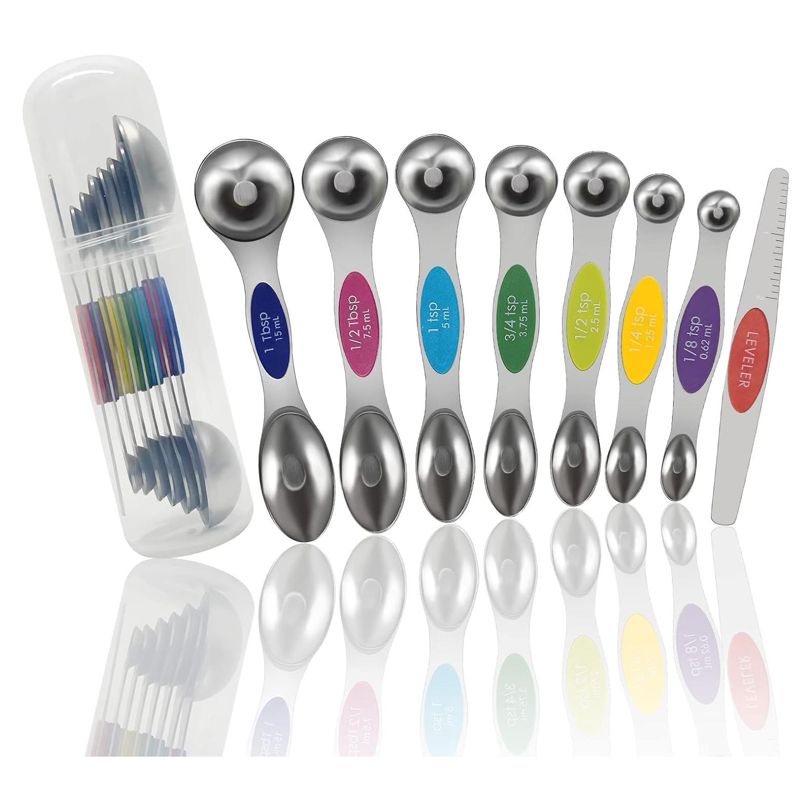 Juego de Cucharas Medidoras Magnéticas RMERVE 8 Piezas