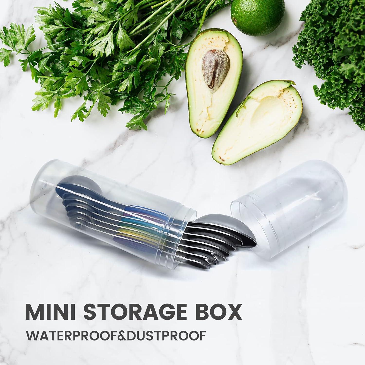 Juego de Cucharas Medidoras Magnéticas RMERVE 8 Piezas