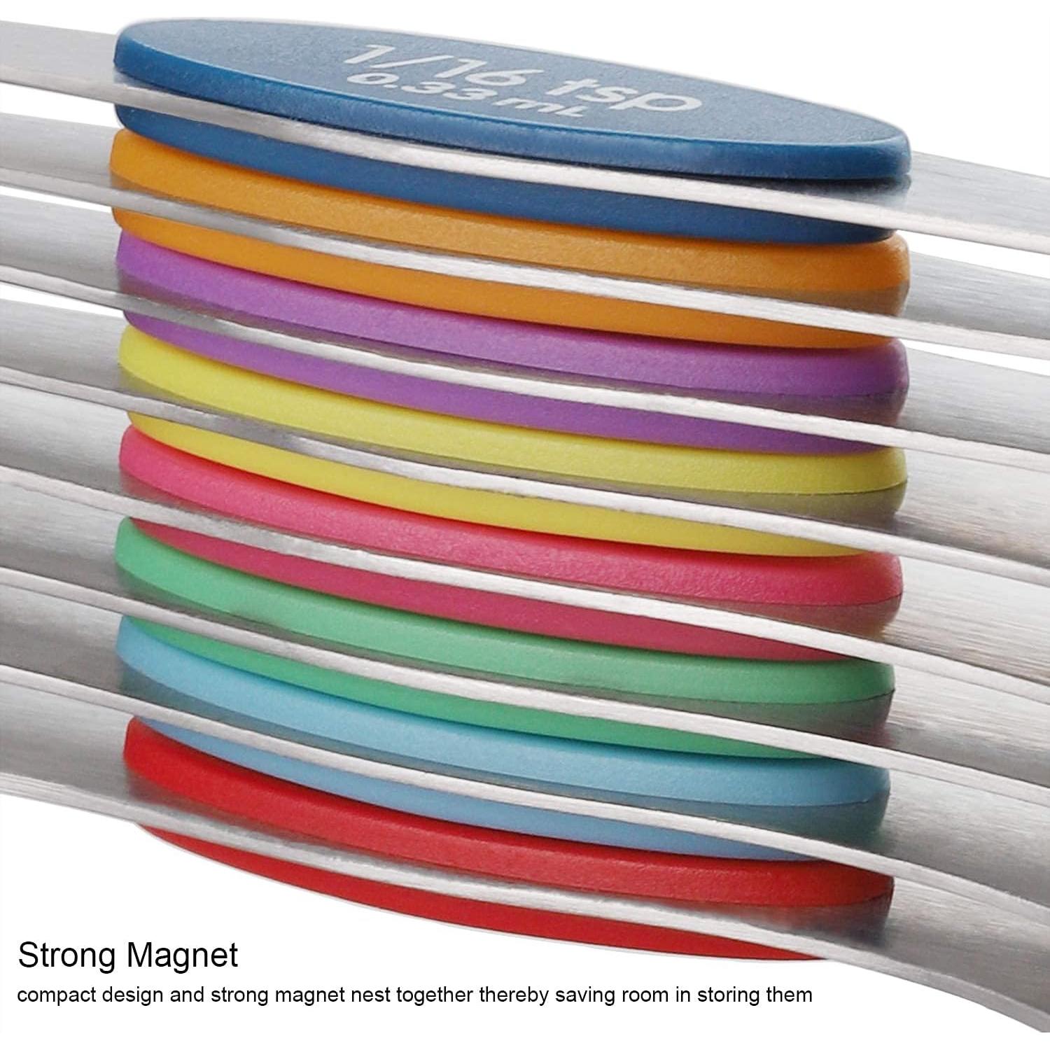 Juego de Cucharas Medidoras Magnéticas Forkmannie 9 Piezas