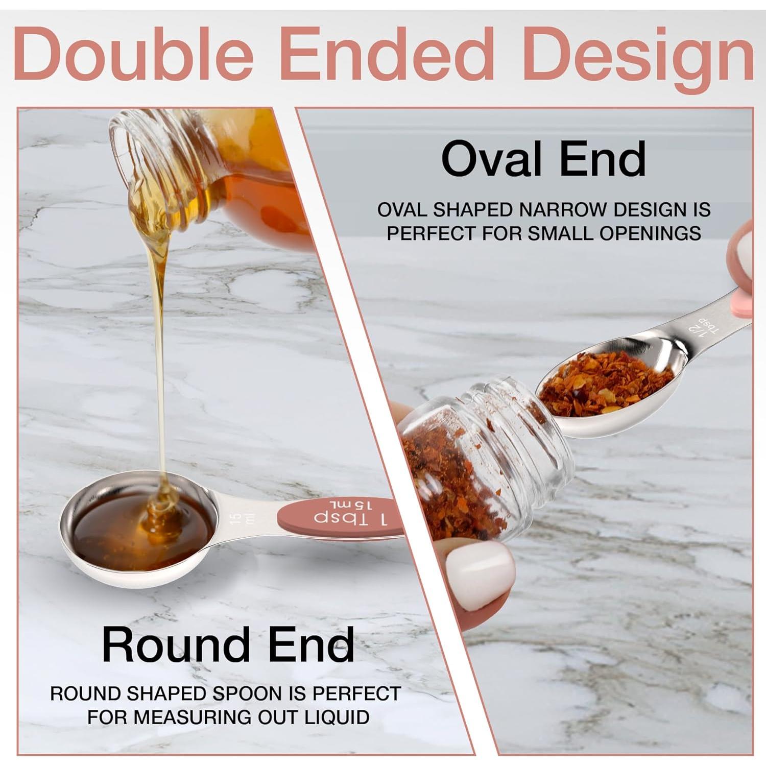 Juego de Cucharas Medidoras Magnéticas CuttleLab 9 Piezas