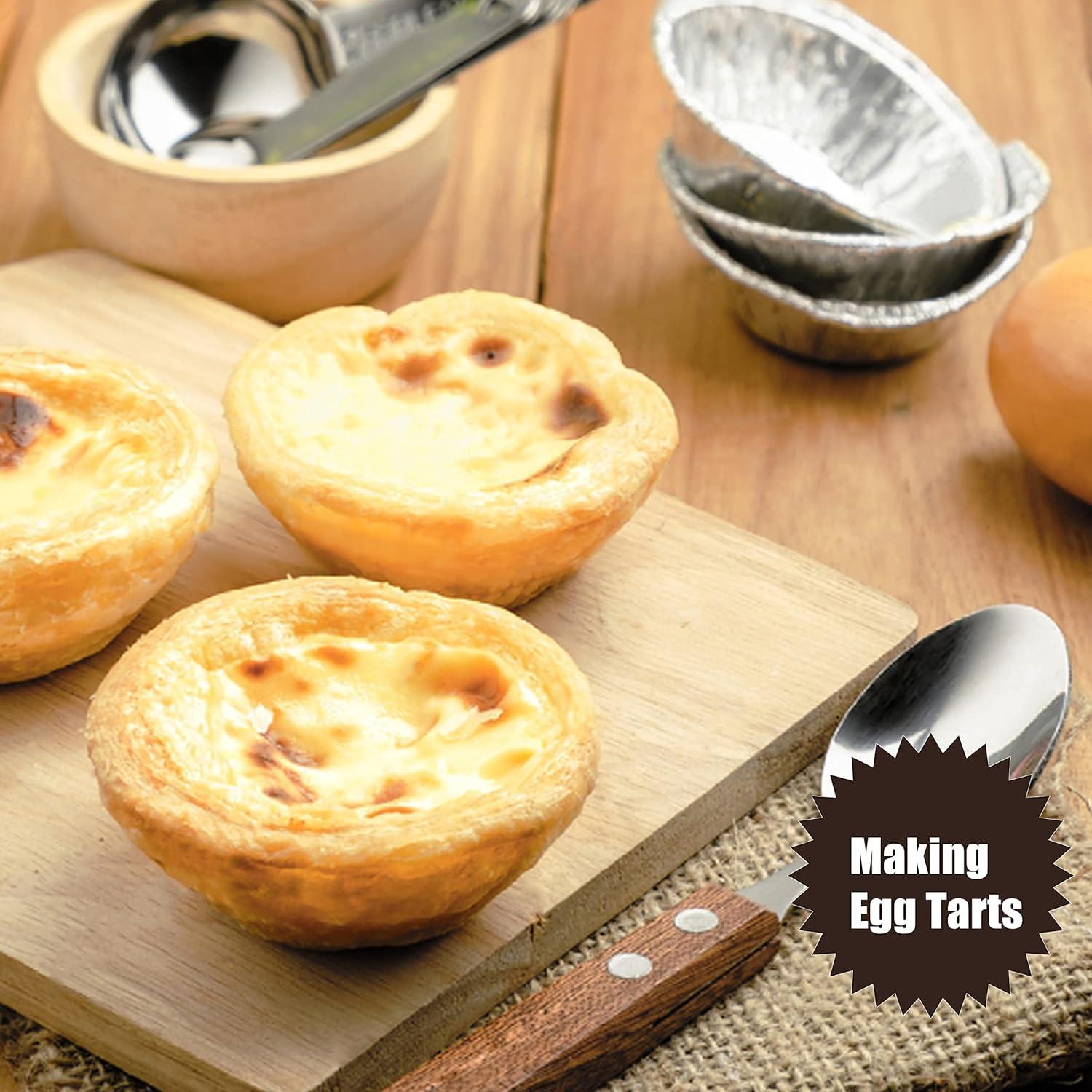 Moldes desechables de aluminio AIDUZETY 5,08 cm 100 unidades