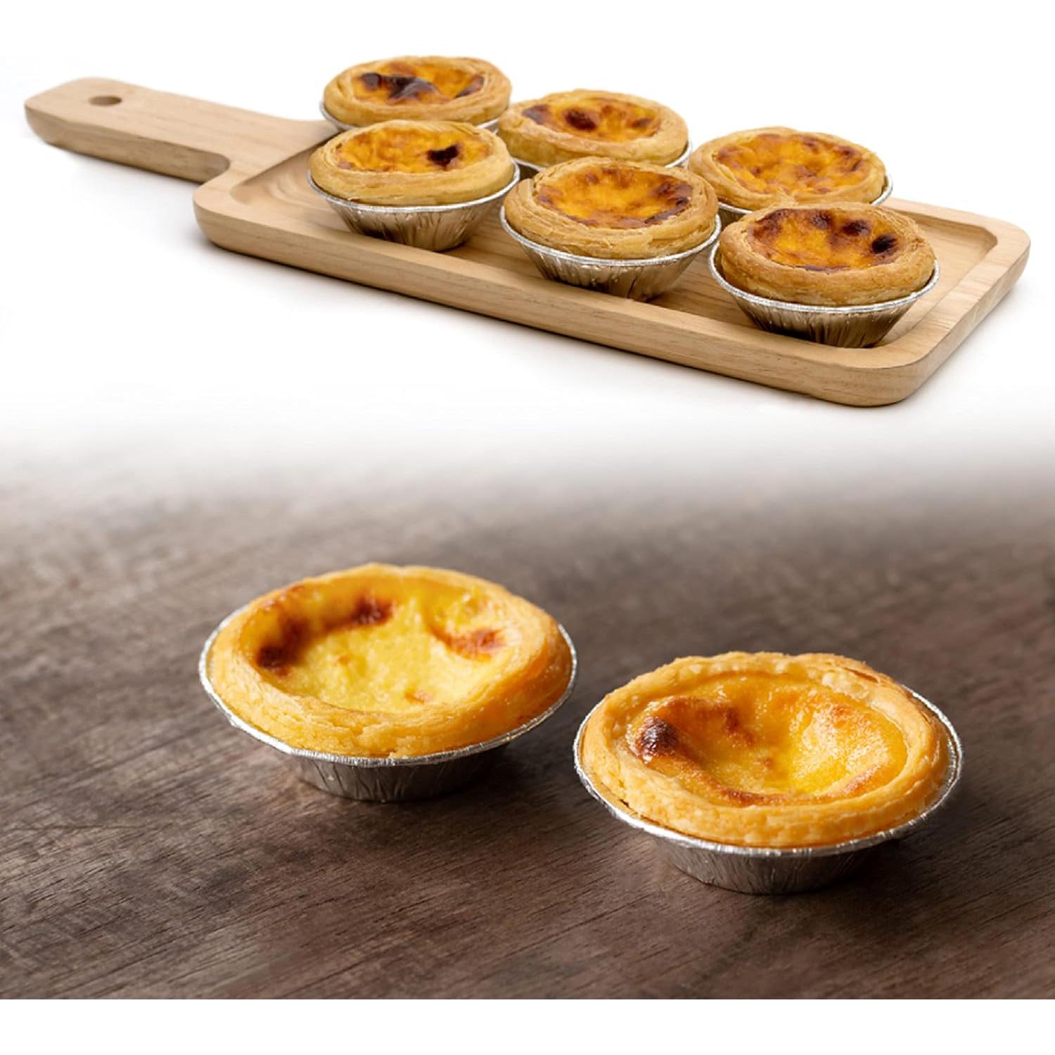 Moldes desechables de aluminio AIDUZETY 5,08 cm 100 unidades