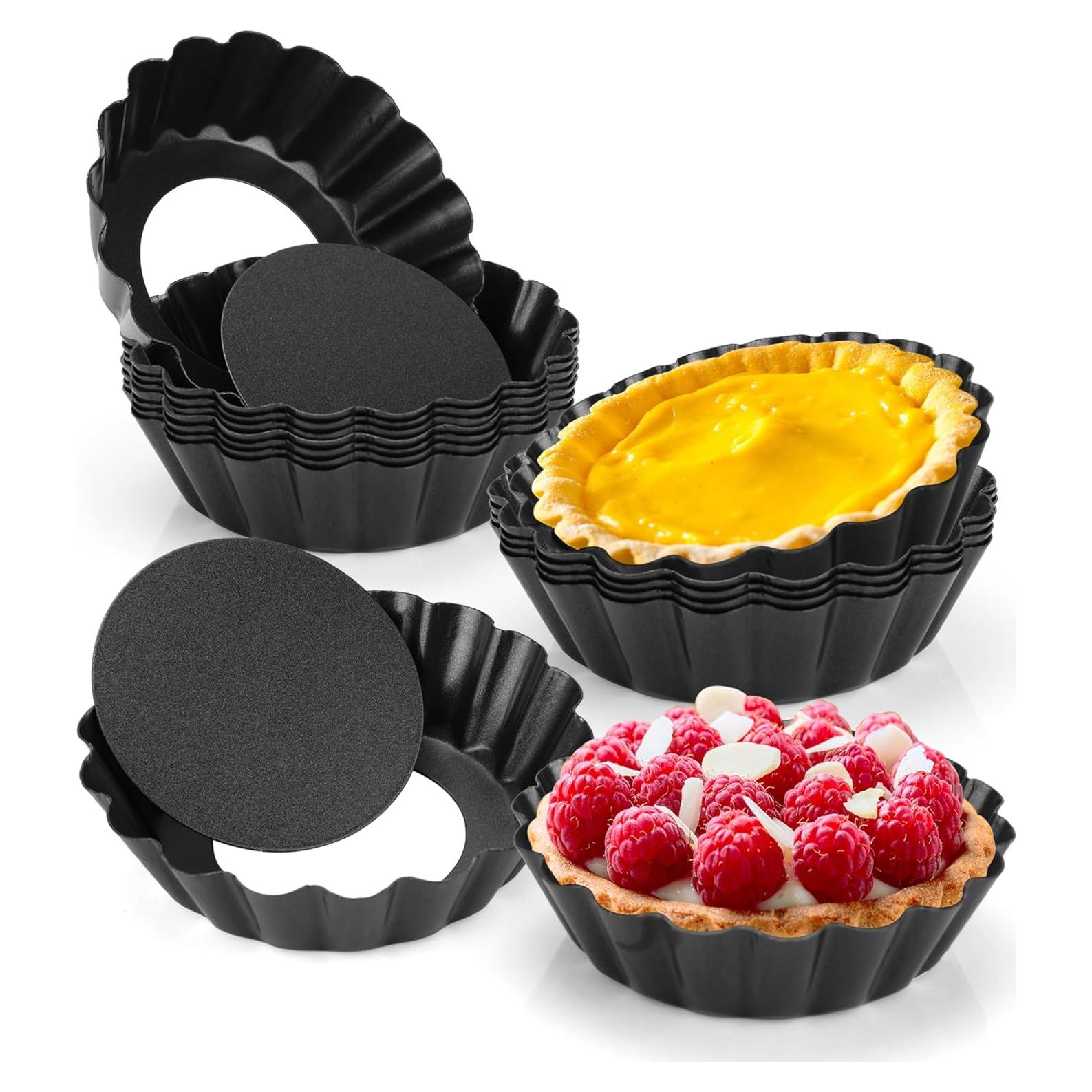 Set 12 Moldes para Tartas 3" FARQAN Antiadherente